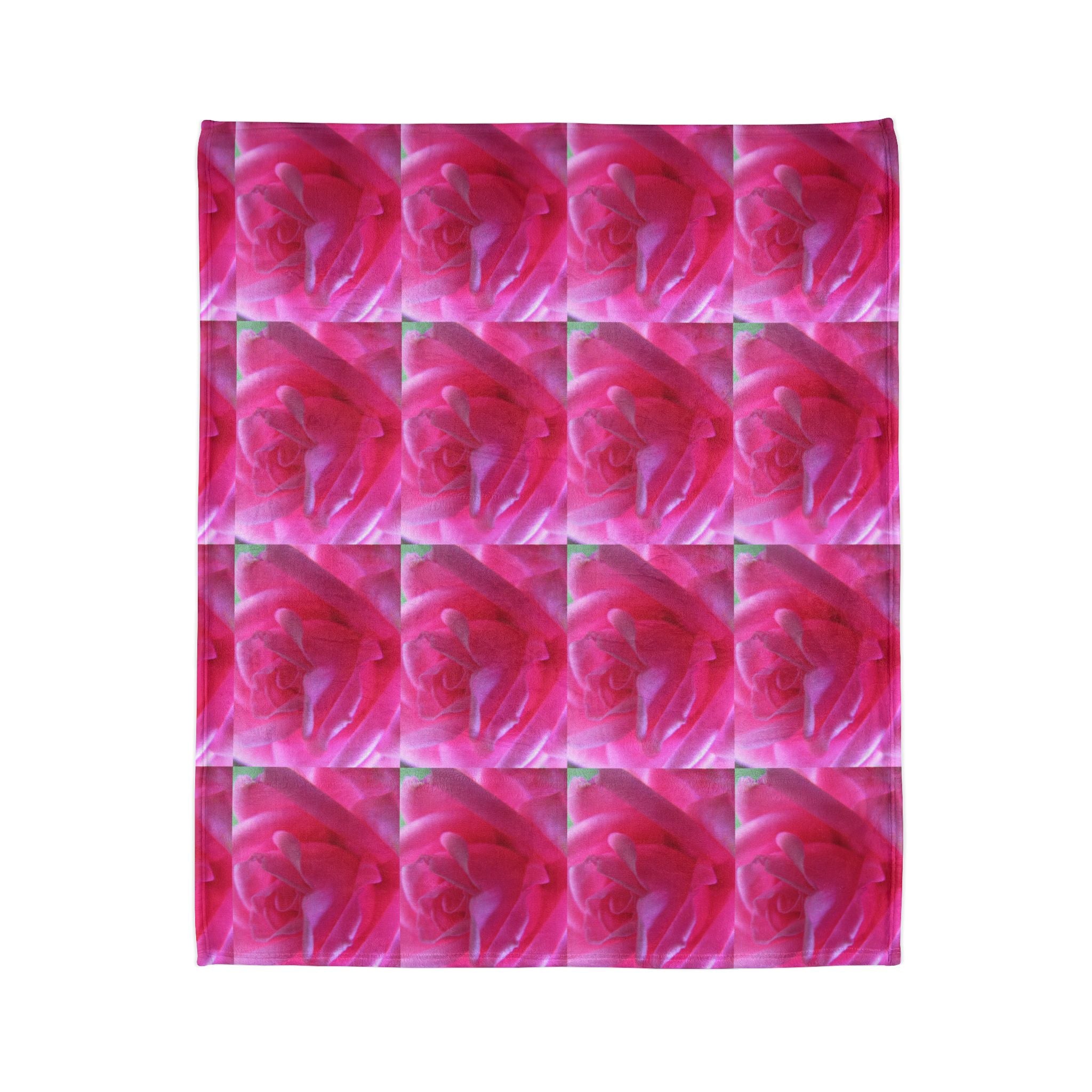 Bright Rose Pattern | Soft Polyester Blanket | Blossom Blankets