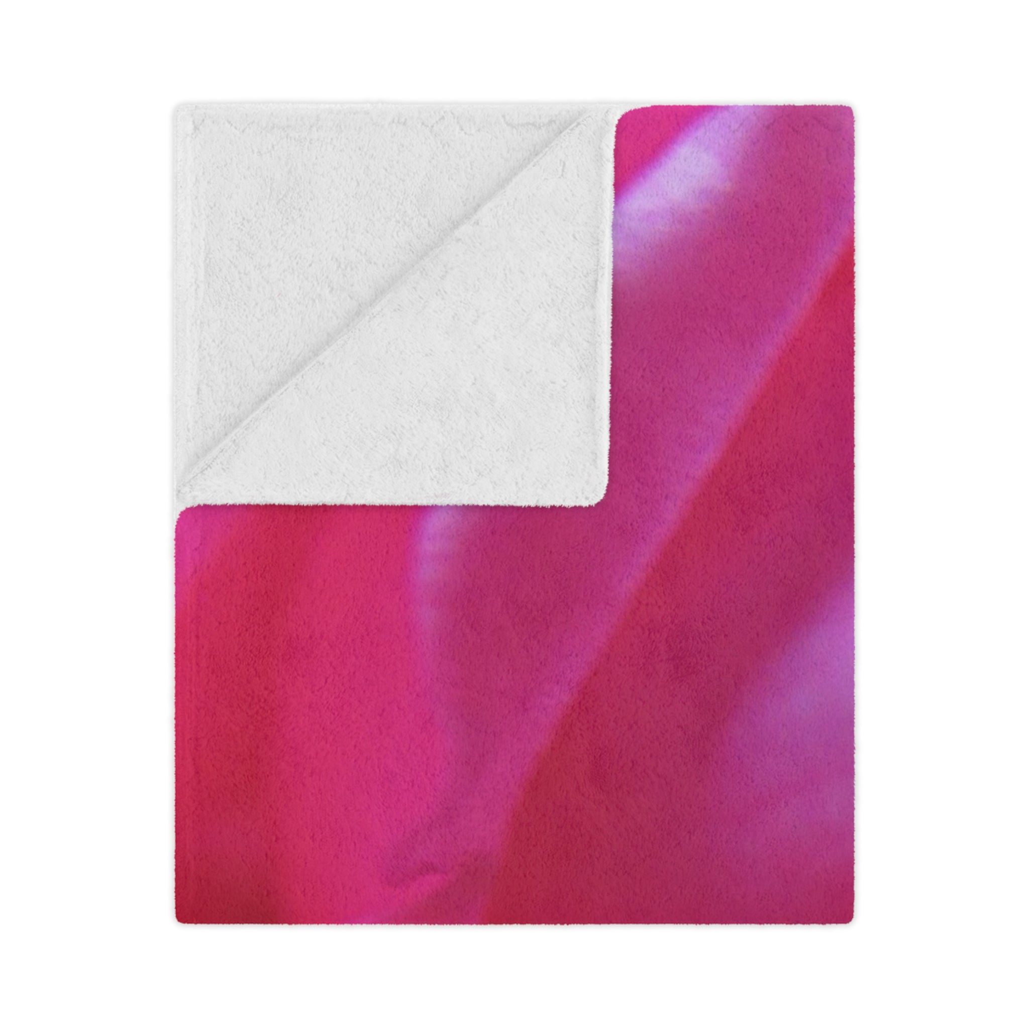 Realistic Vibrant Pink Rose Minky Blanket - Luxurious Garden Comfort Bedding | Blossom Blankets