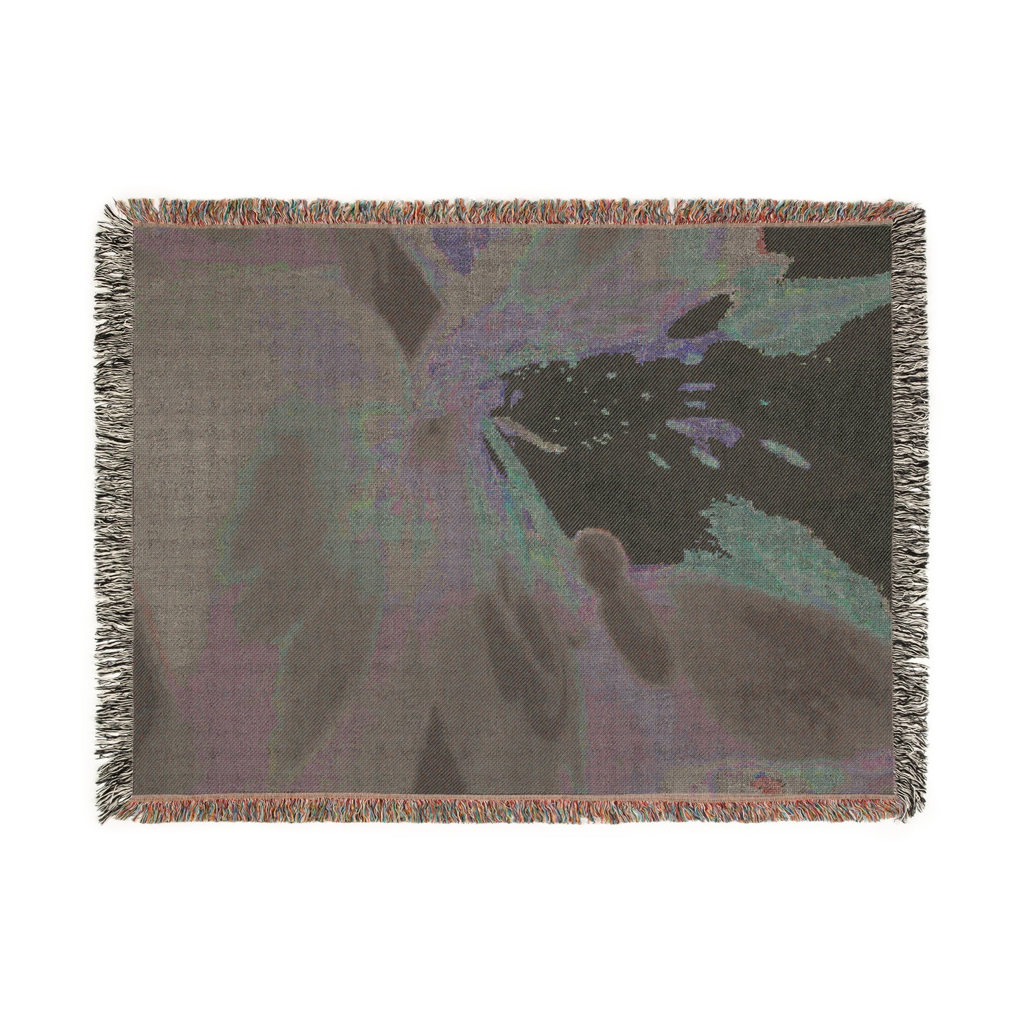 Light Purple Floral | Woven Blanket | Blossom Blankets