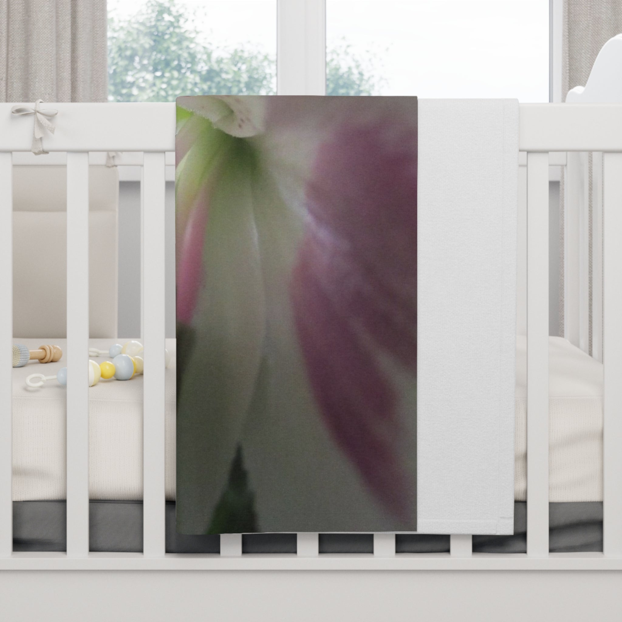 Floral Soft Fleece Baby Blanket | Blossom Blankets