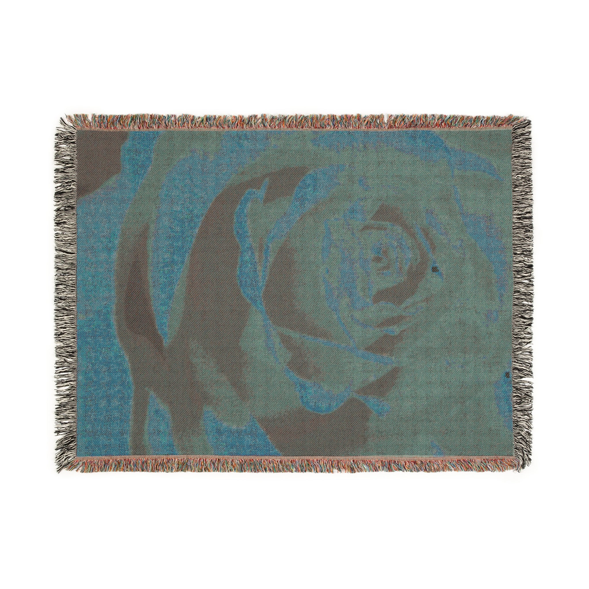 Rose Pattern | Woven Blanket | Blossom Blankets