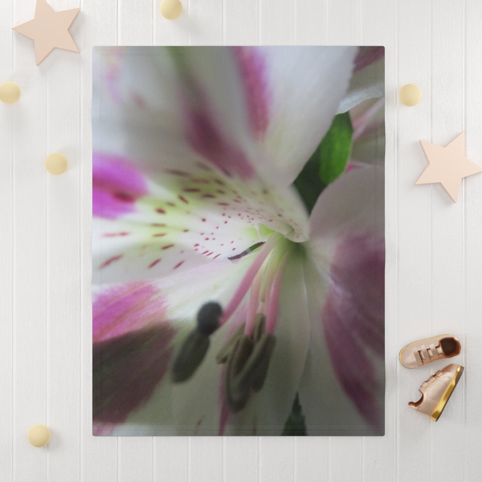 Floral Soft Fleece Baby Blanket | Blossom Blankets
