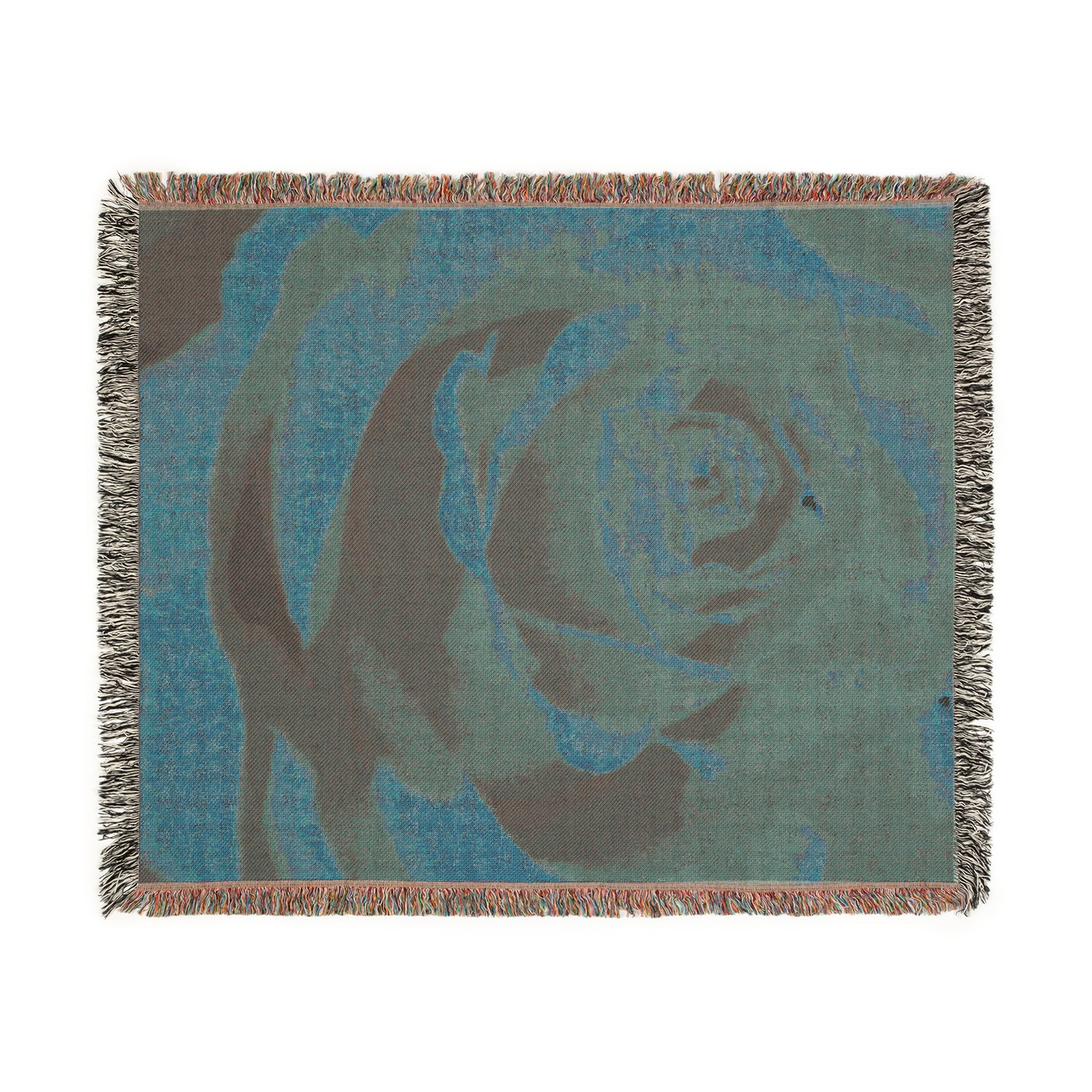 Rose Pattern | Woven Blanket | Blossom Blankets