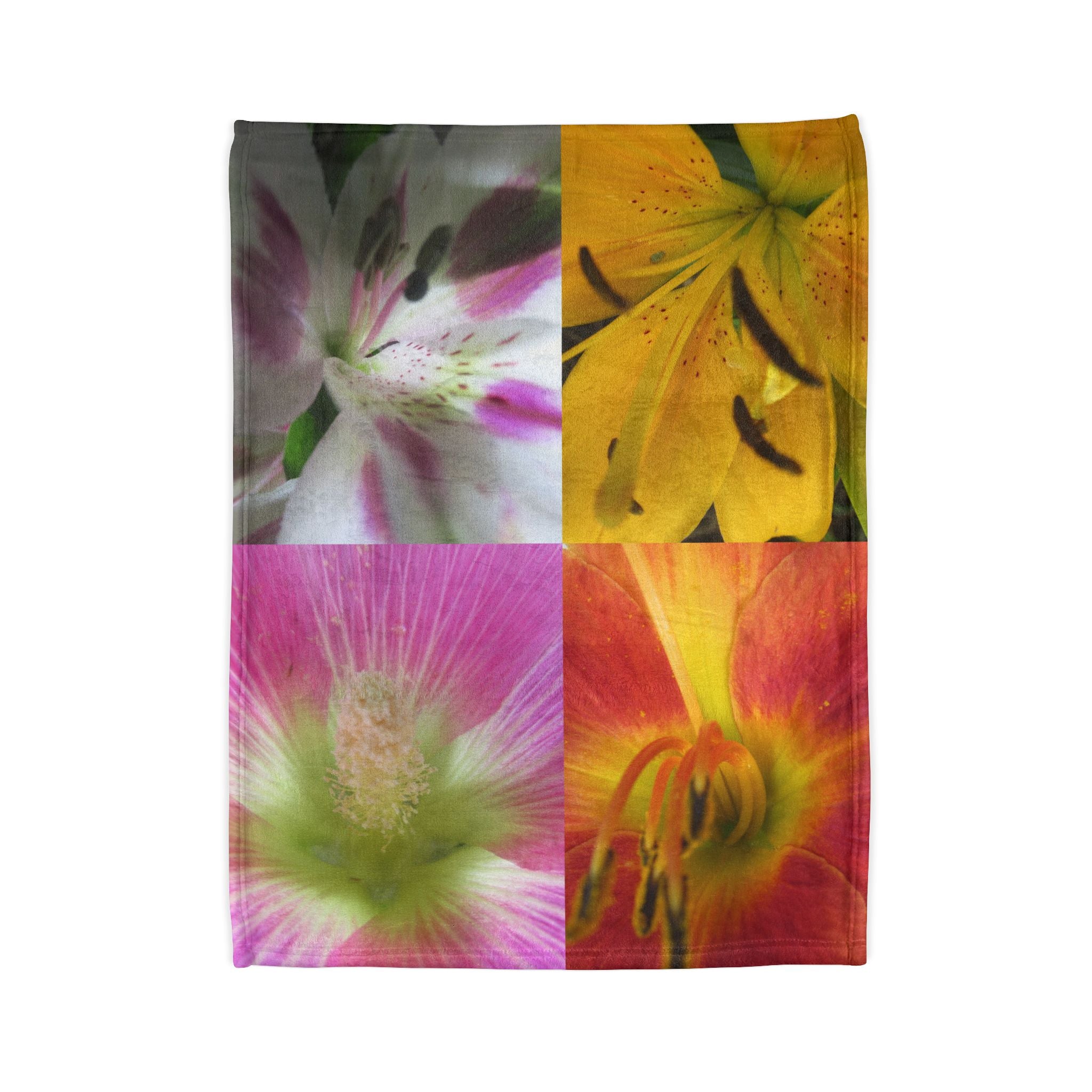 Floral Print Blanket - Soft Polyester | Blossom Blankets