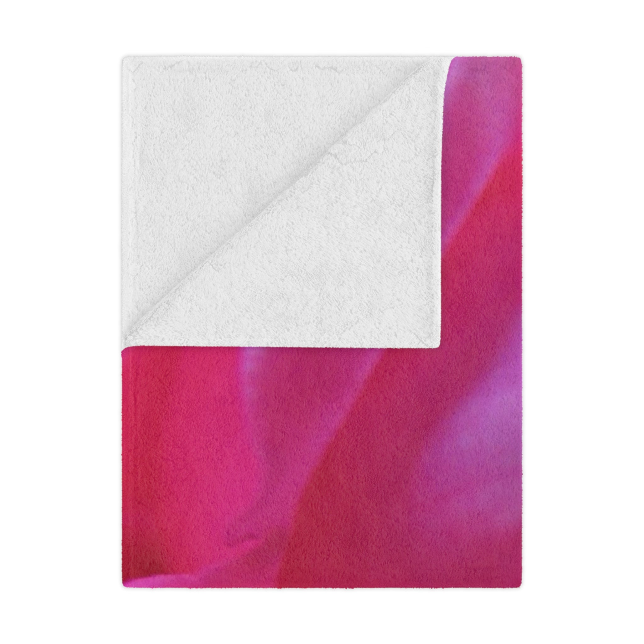 Realistic Vibrant Pink Rose Minky Blanket - Luxurious Garden Comfort Bedding | Blossom Blankets
