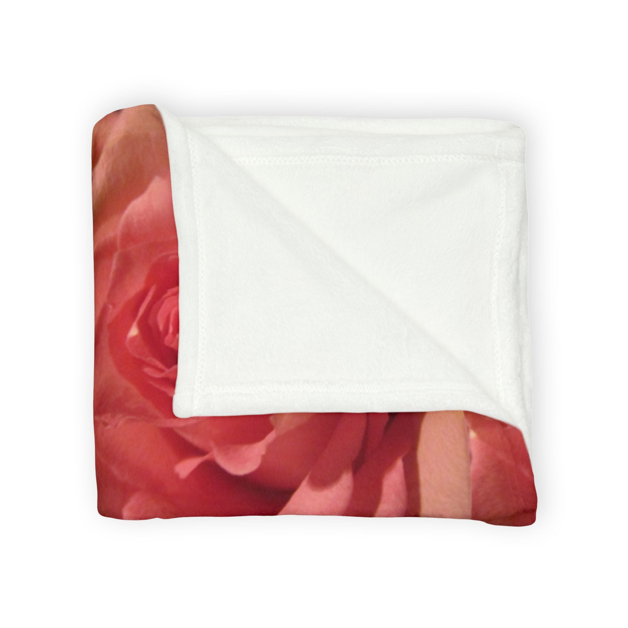 Realistic Rose Pattern Blanket - Romantic Garden Soft Polyester Bedding | Blossom Blankets