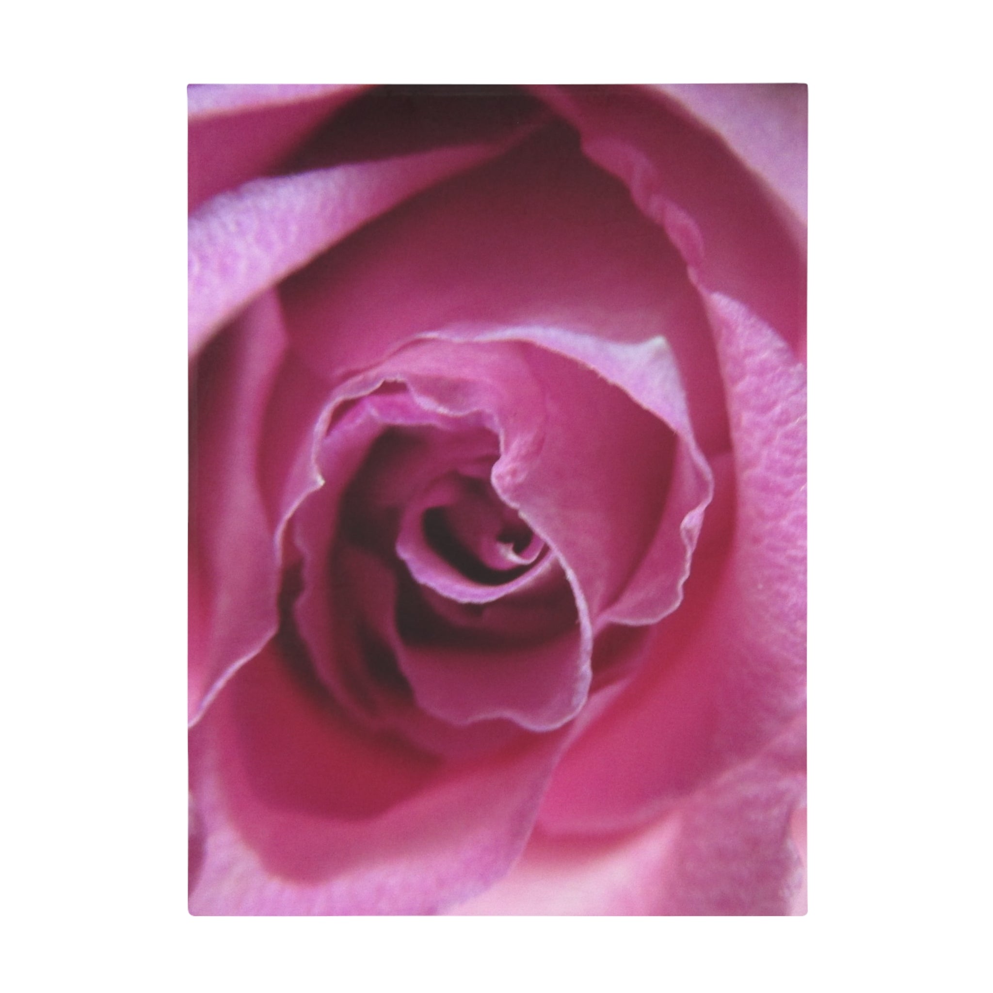 Realistic Single Rose Plush Fleece Blanket - Luxurious Garden Comfort Bedding | Blossom Blankets