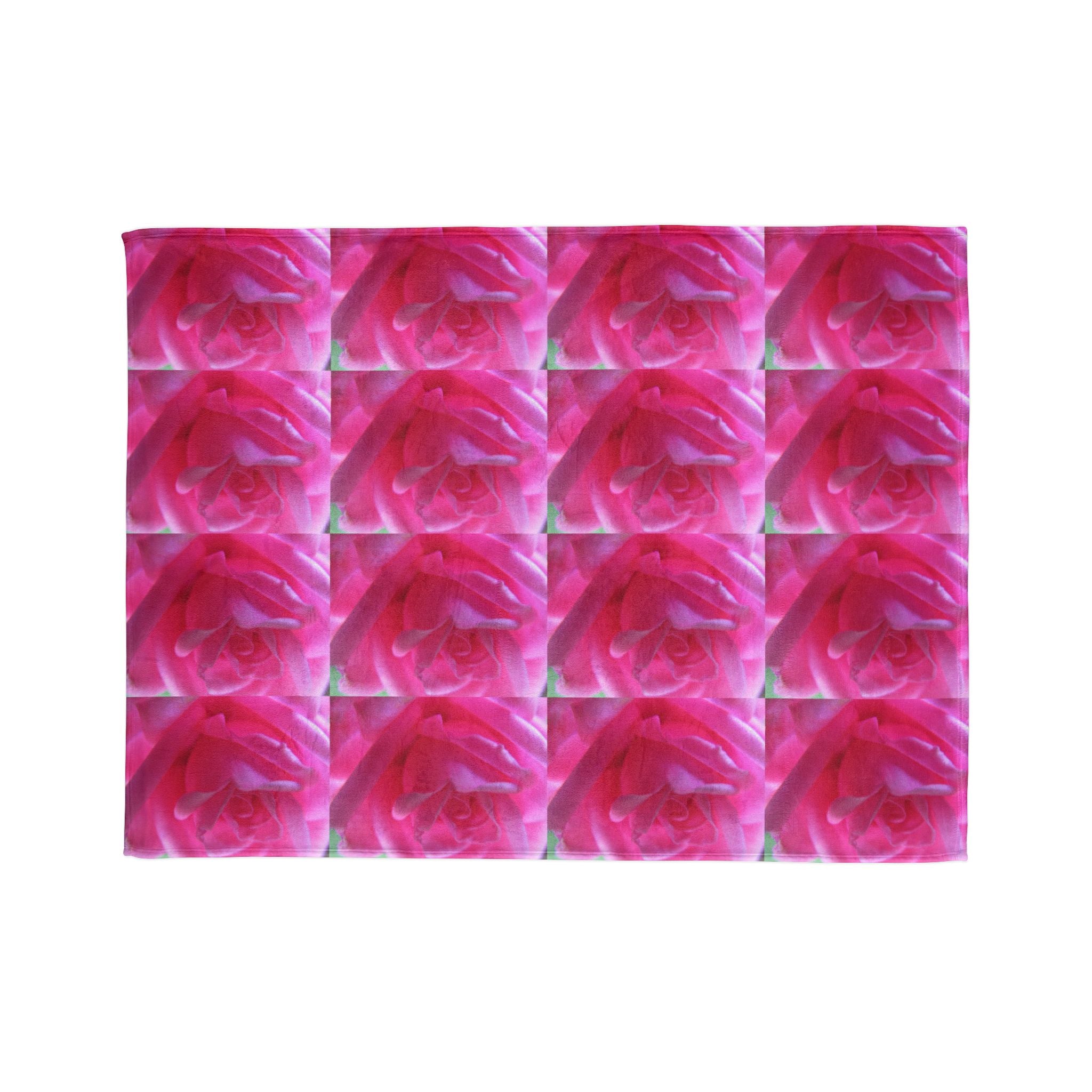 Bright Rose Pattern | Soft Polyester Blanket | Blossom Blankets