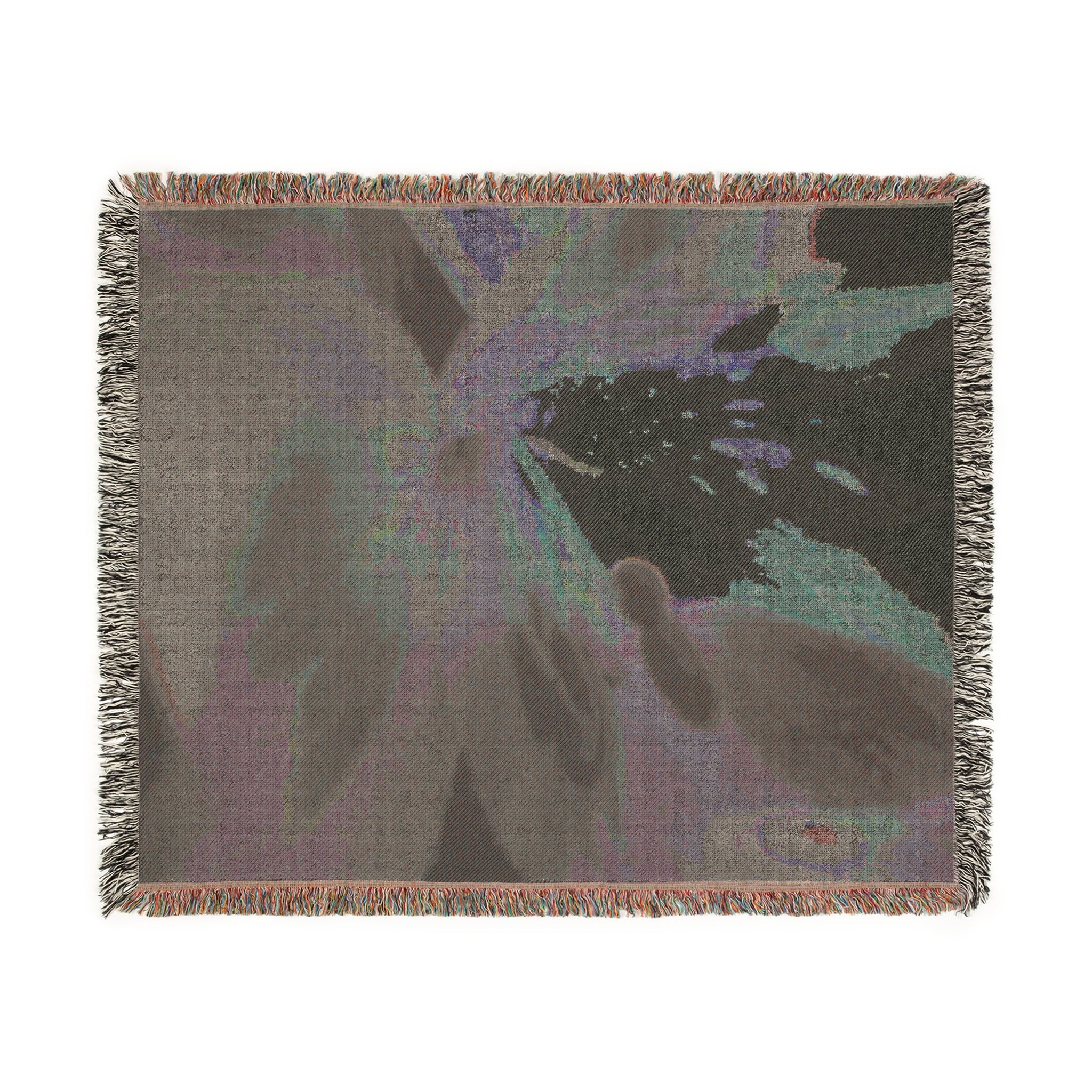 Light Purple Floral | Woven Blanket | Blossom Blankets