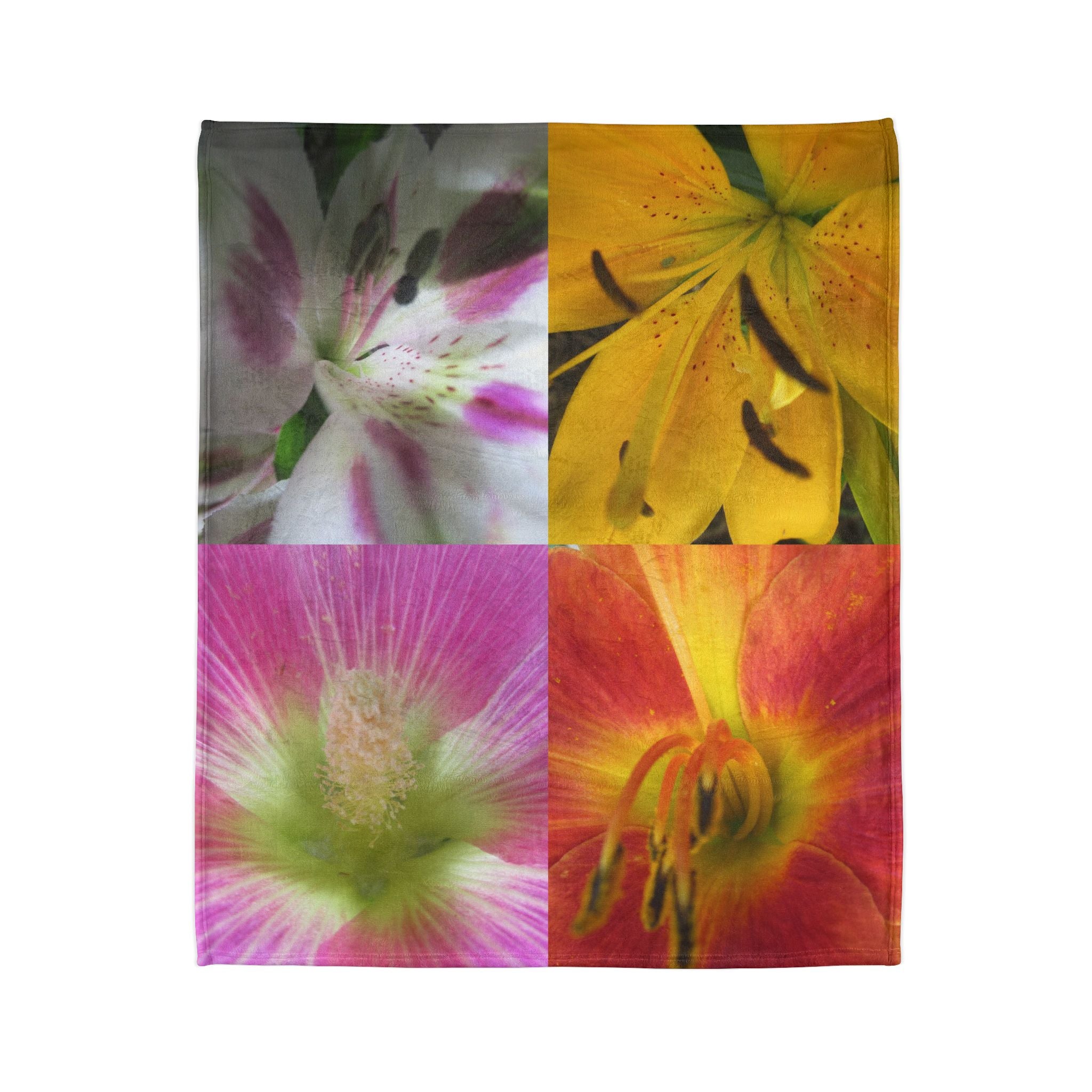 Floral Print Blanket - Soft Polyester | Blossom Blankets