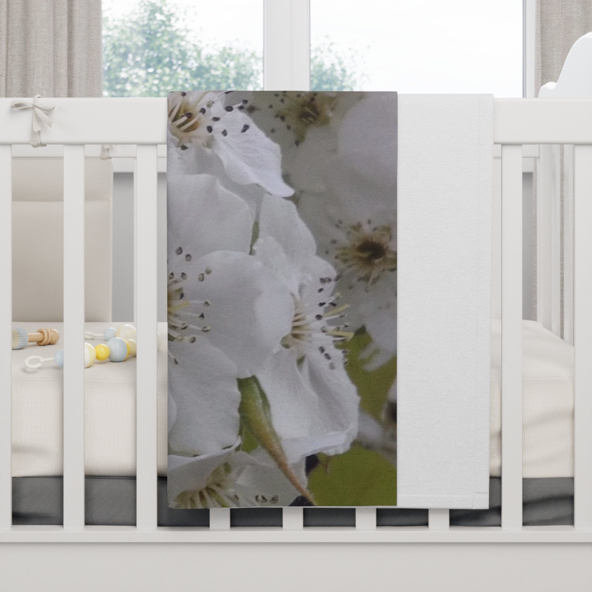 Floral Soft Fleece Baby Blanket | Blossom Blankets