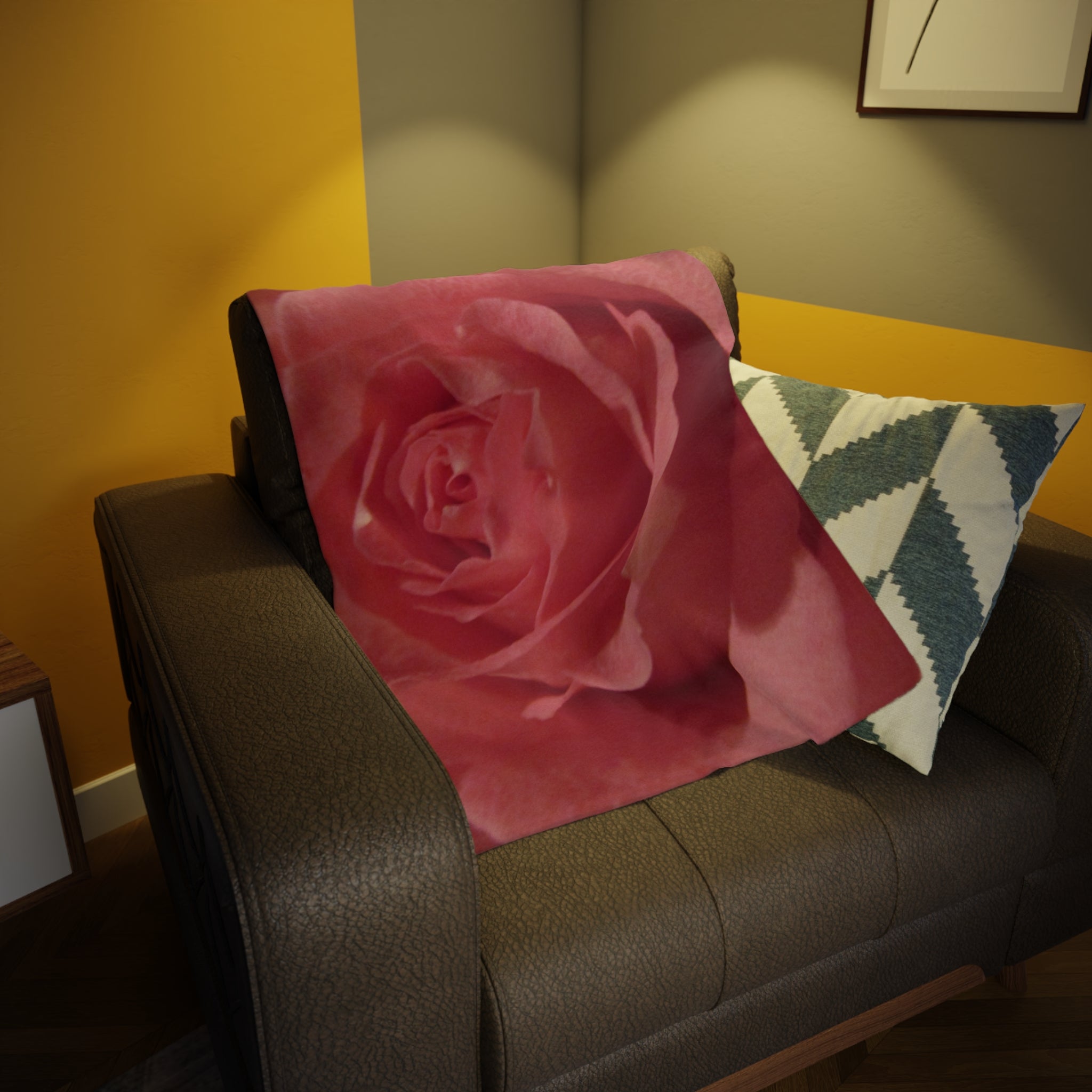 Rose-Themed | Plush Fleece Blanket | Blossom Blankets