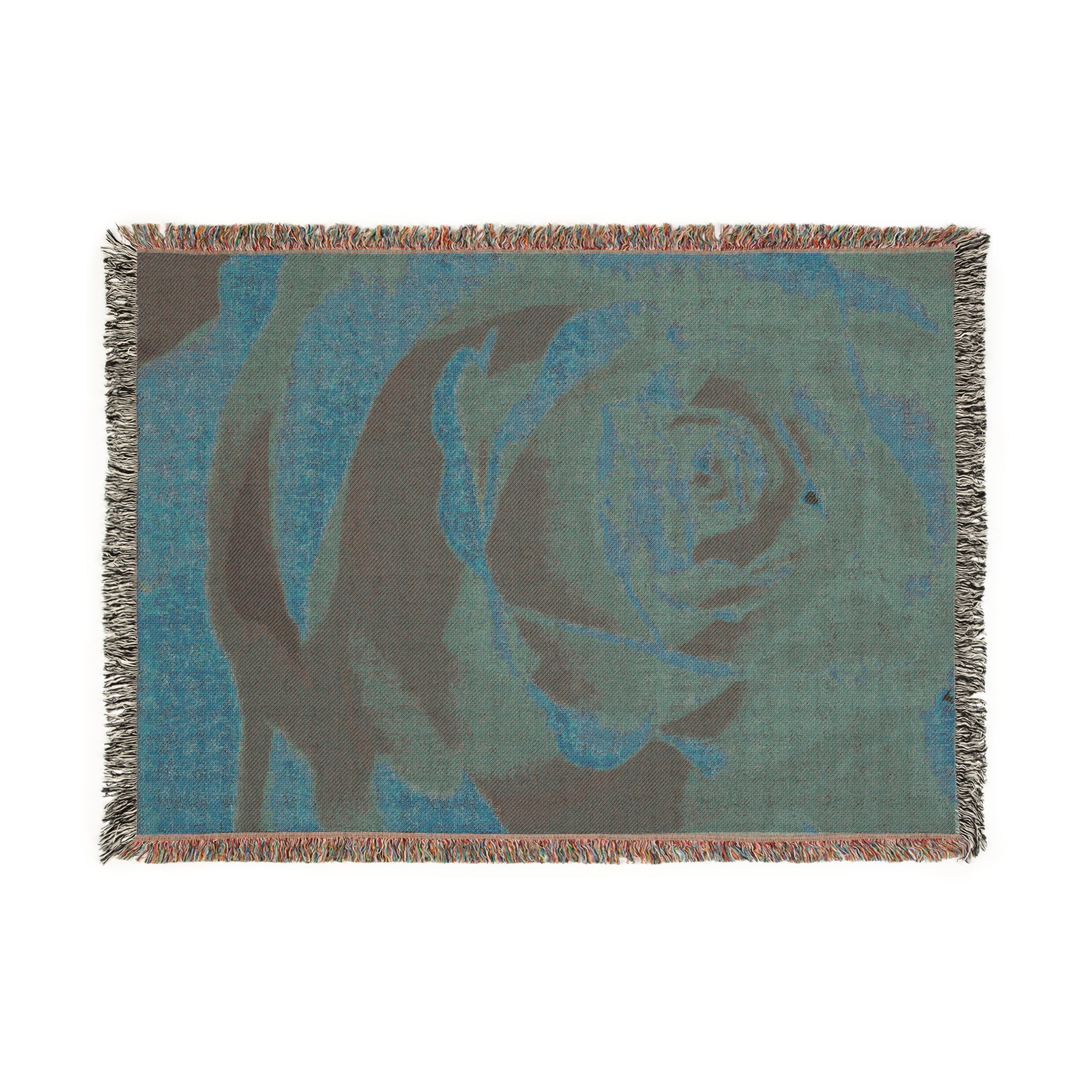 Rose Pattern | Woven Blanket | Blossom Blankets