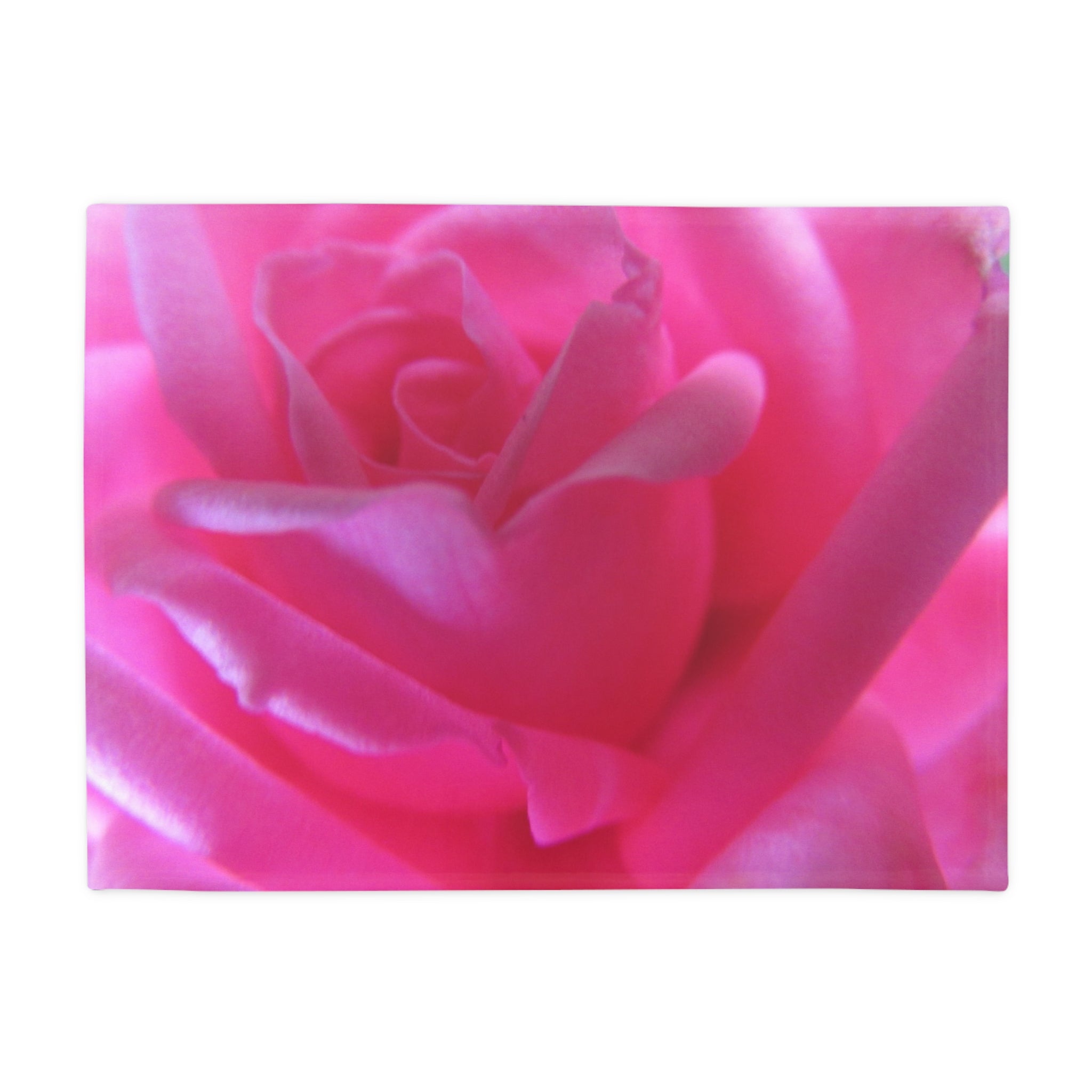 Soft Floral Rose | Fleece Blanket | Blossom Blankets