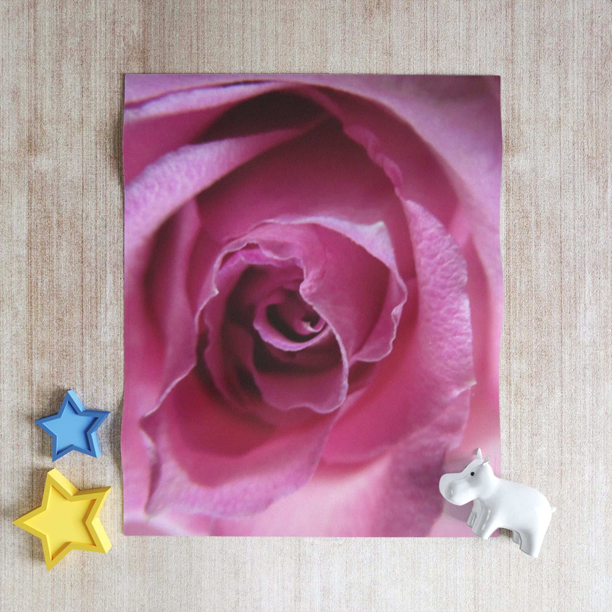 Realistic Soft Pink Rose Throw Blanket - Gentle Garden Romance Polyester Bedding | Blossom Blankets