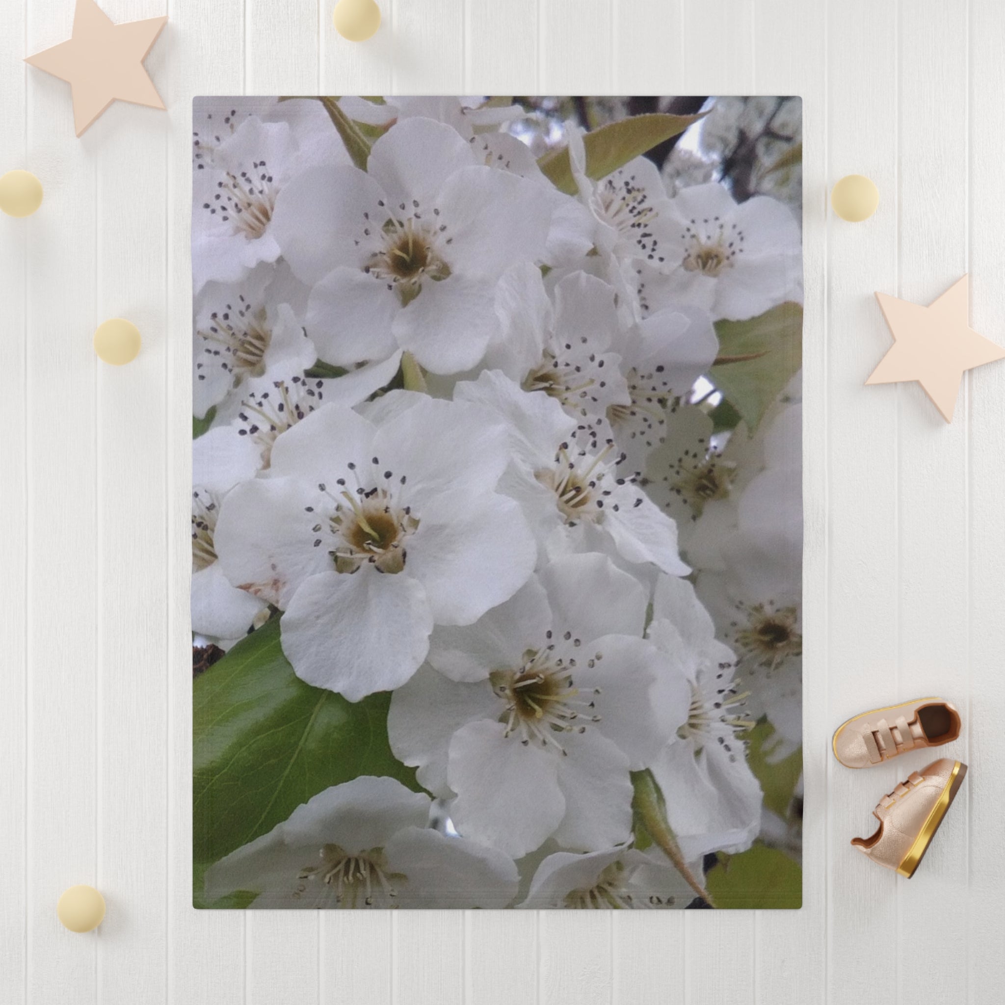 Floral Soft Fleece Baby Blanket | Blossom Blankets