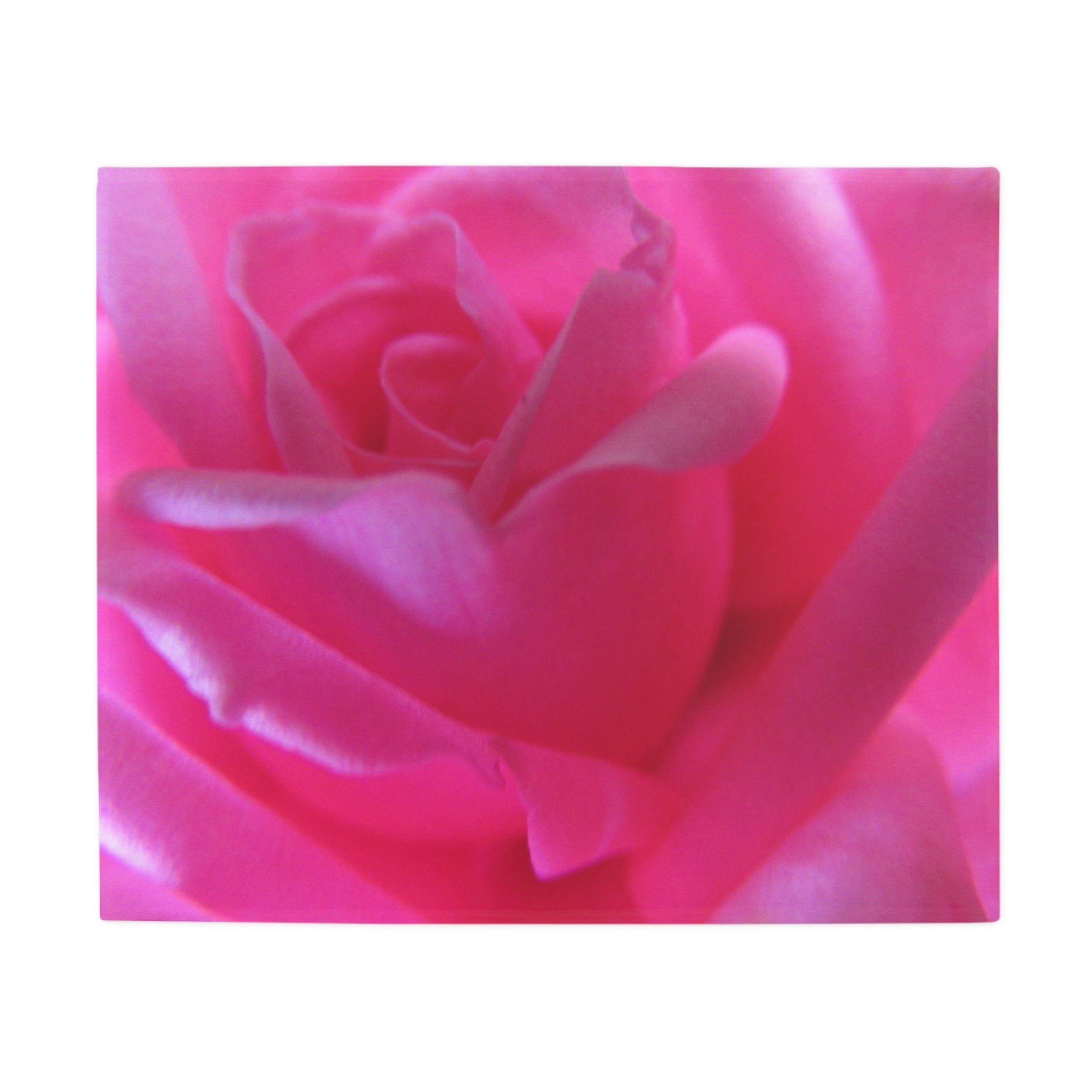 Soft Floral Rose | Fleece Blanket | Blossom Blankets