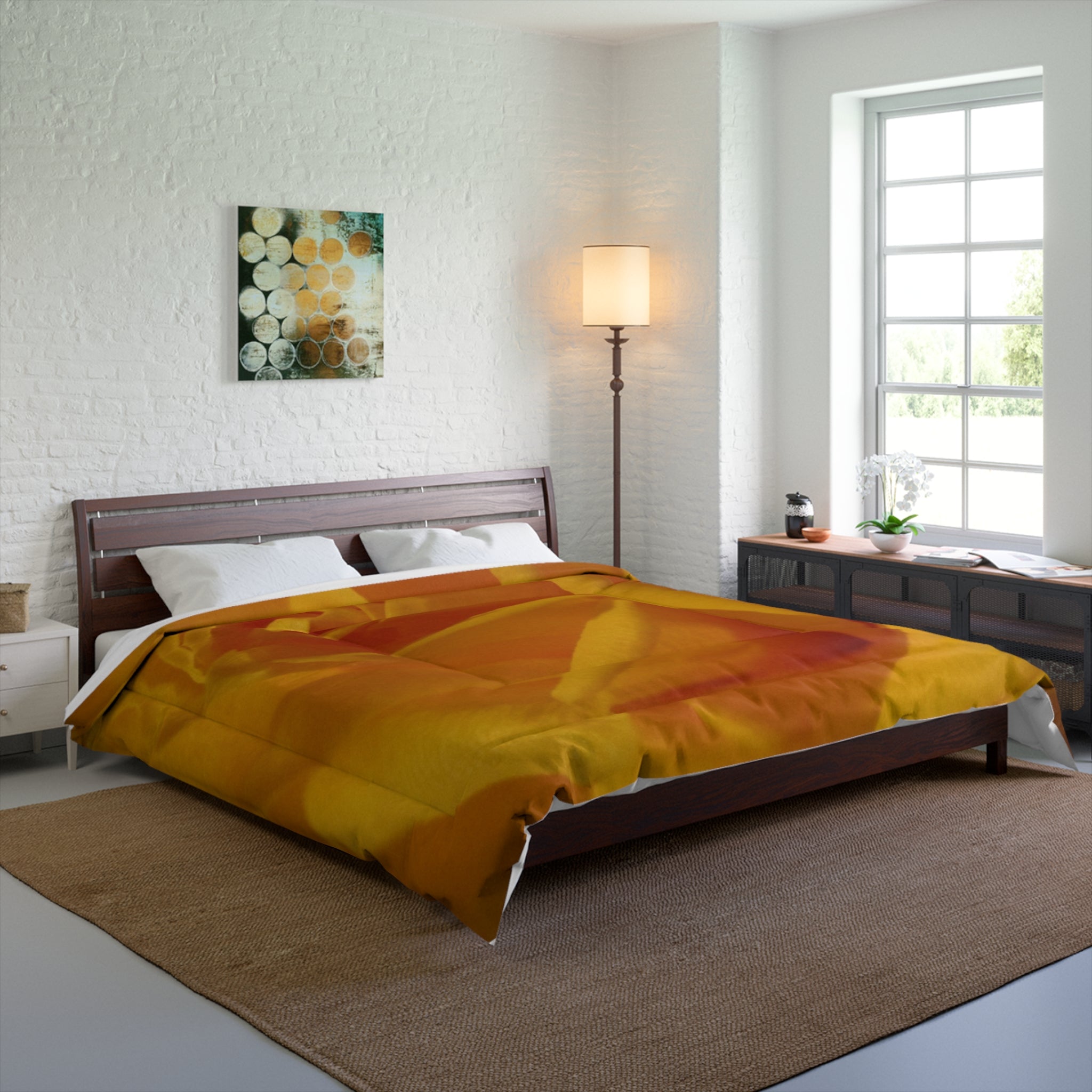 Golden Rose Comforter - Blossom Blankets