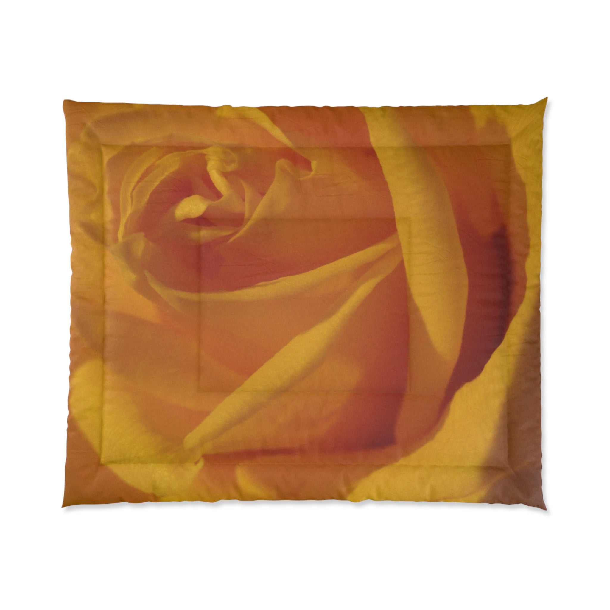 Golden Rose Comforter - Blossom Blankets