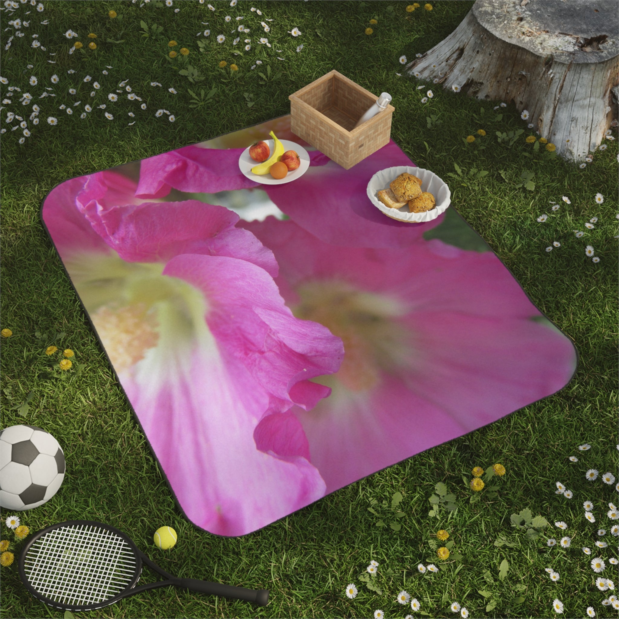 Hibiscus - Picnic Blanket | Blossom Blankets