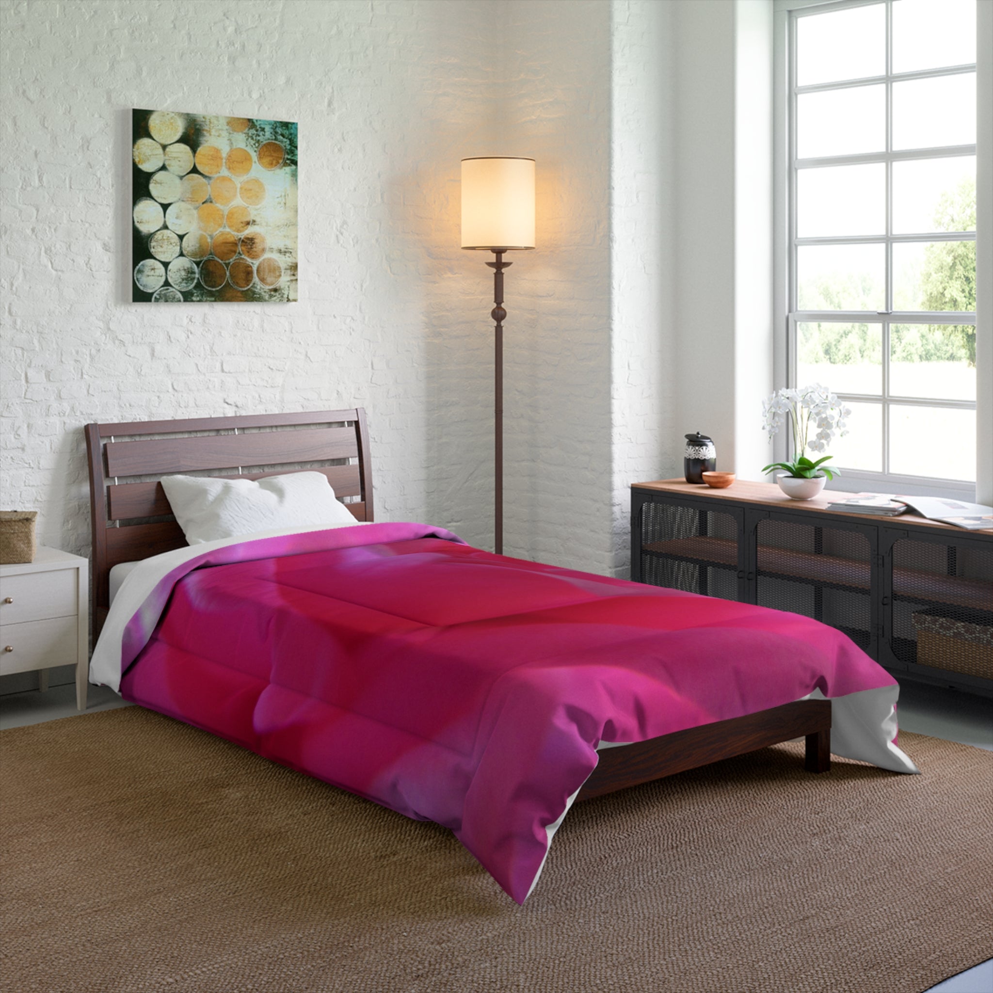 Floral Rose Comforter - Blossom Blankets