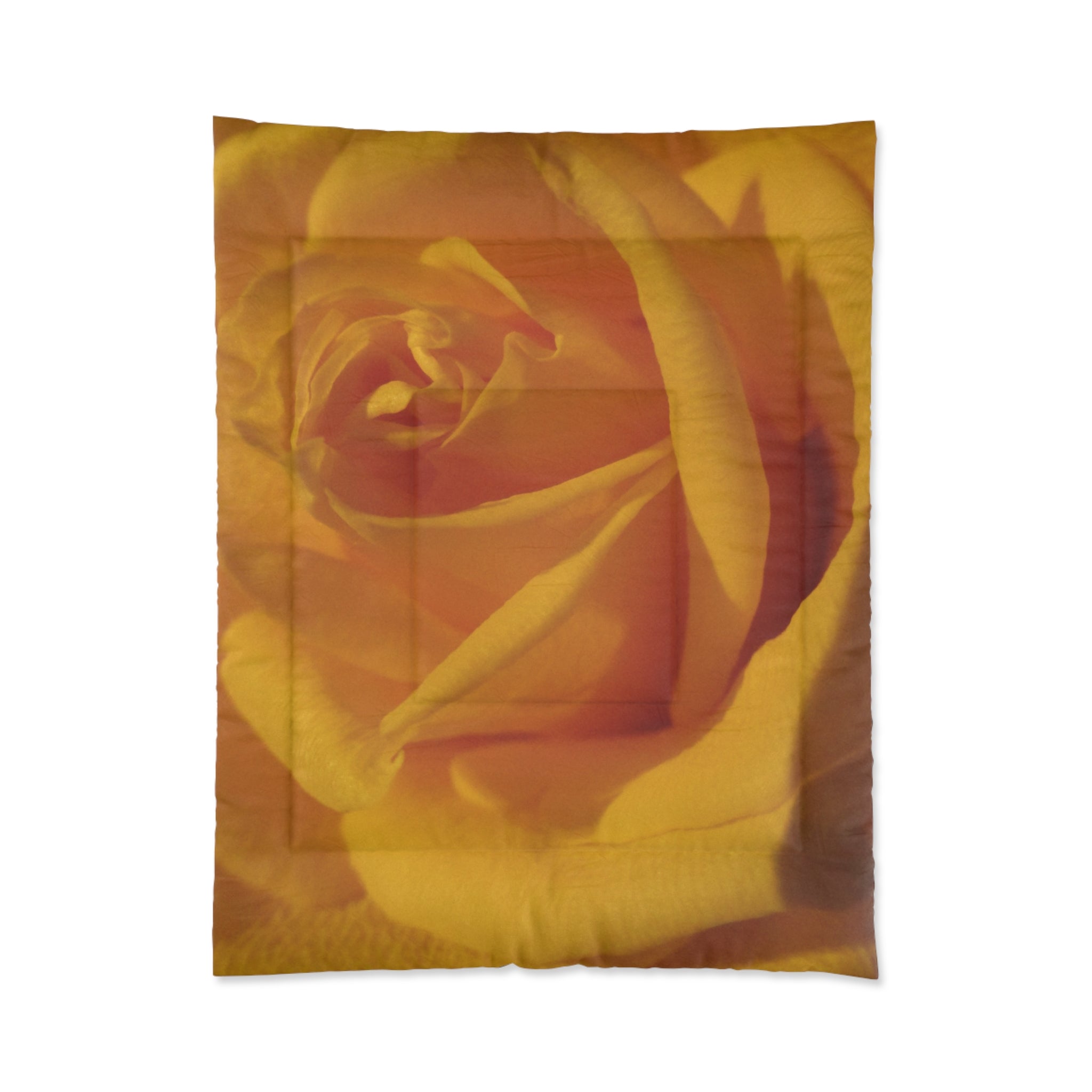 Golden Rose Comforter - Blossom Blankets
