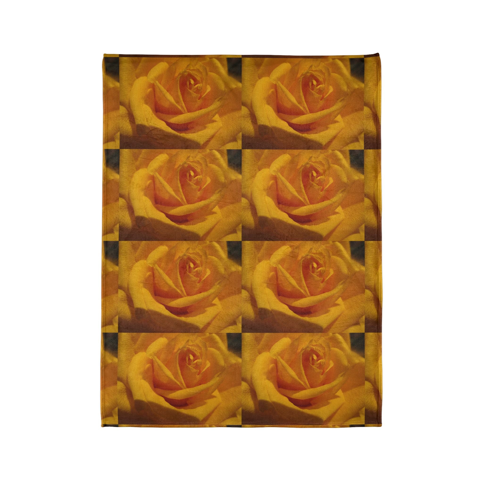 Golden Rose | Soft Polyester Blanket | Blossom Blankets