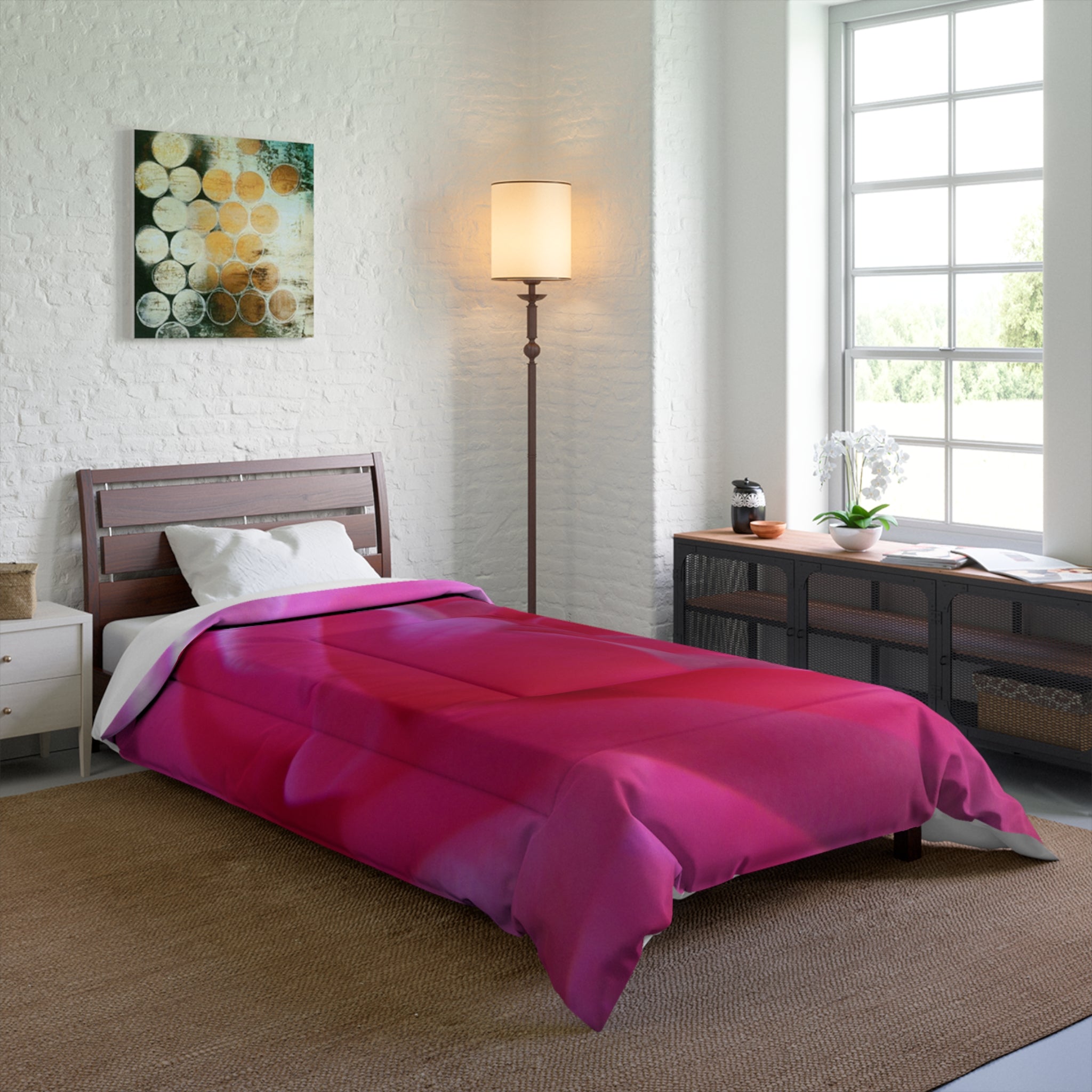 Floral Rose Comforter - Blossom Blankets
