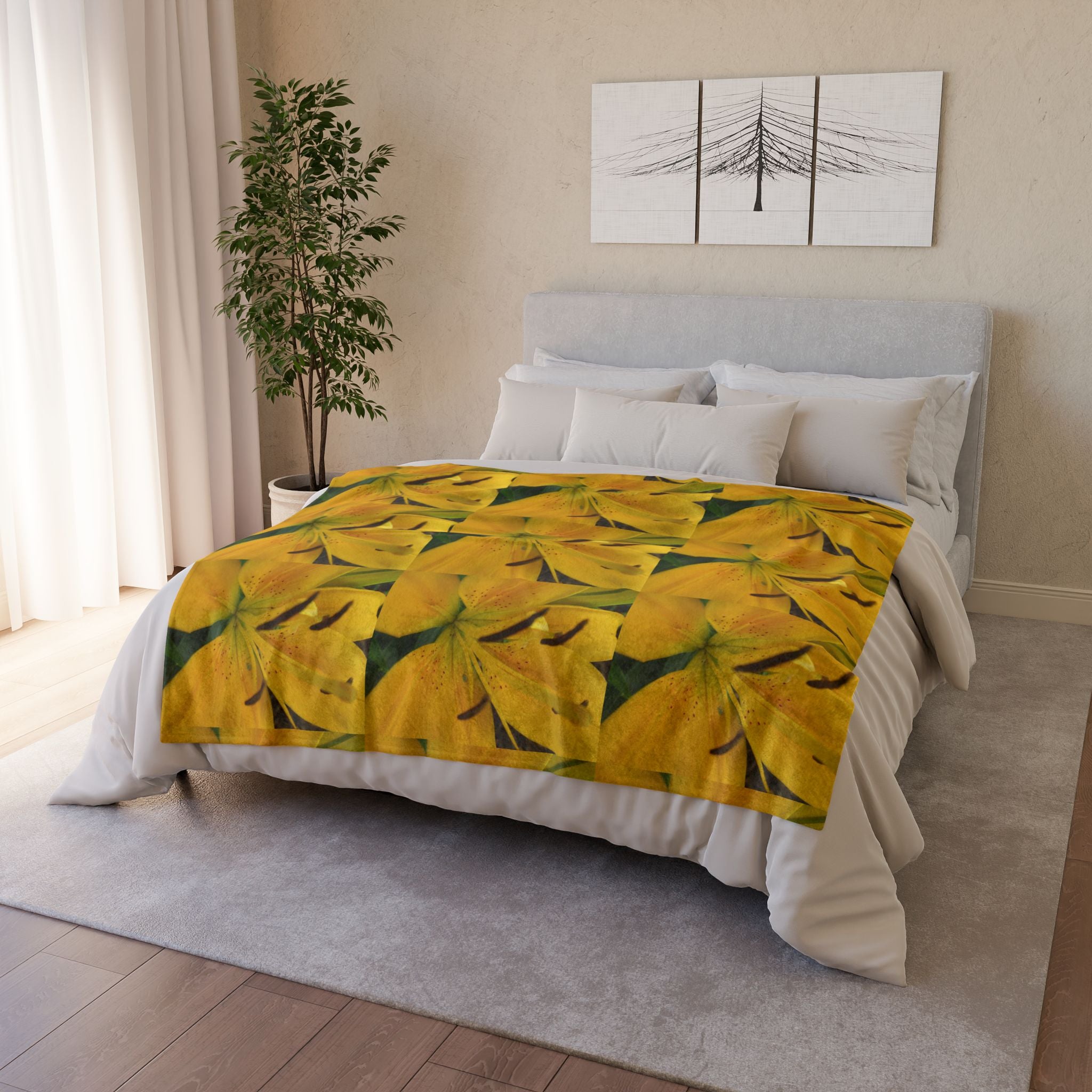 Vibrant Floral | Soft Polyester Blanket | Blossom Blankets