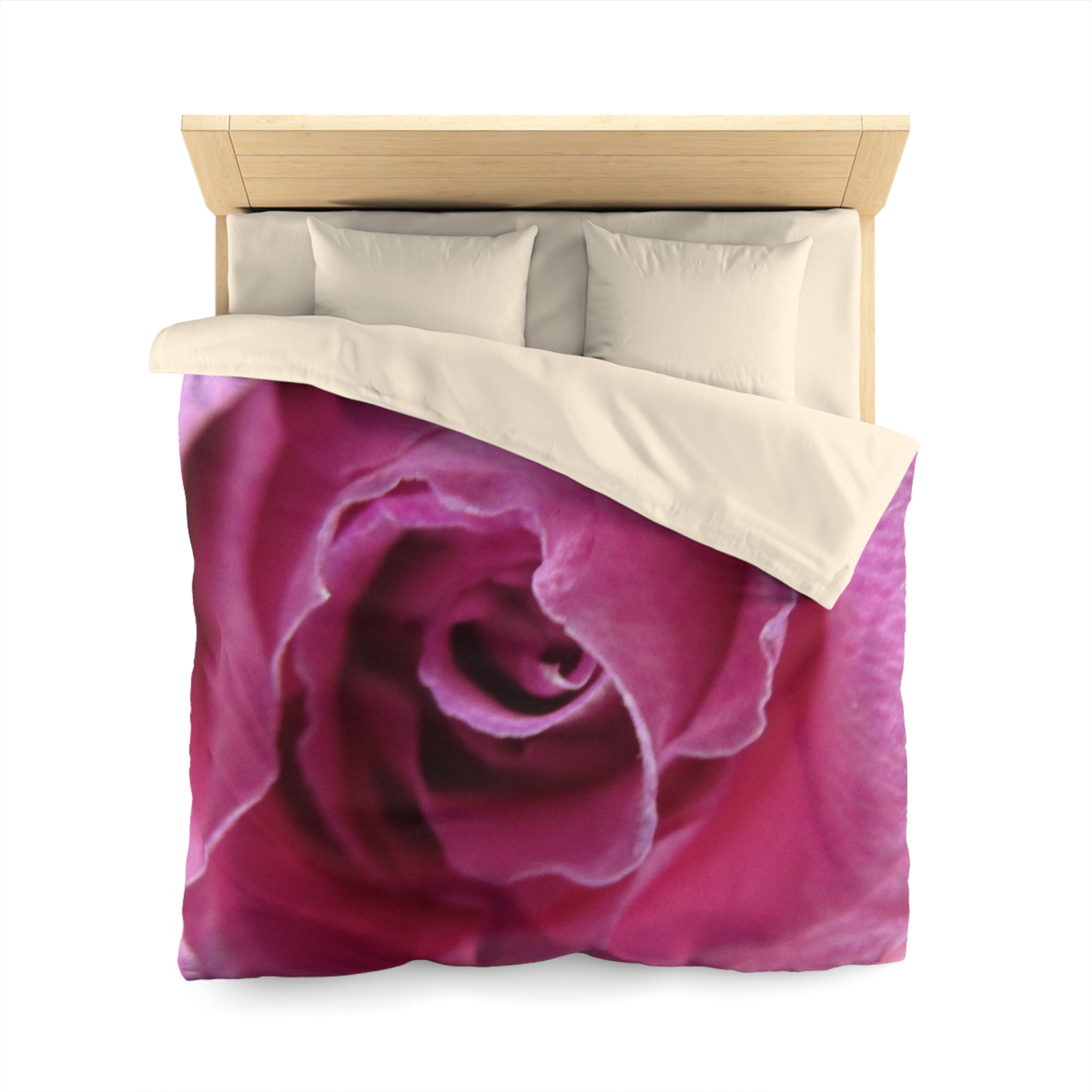 Floral Microfiber Duvet Cover | Blossom Blankets