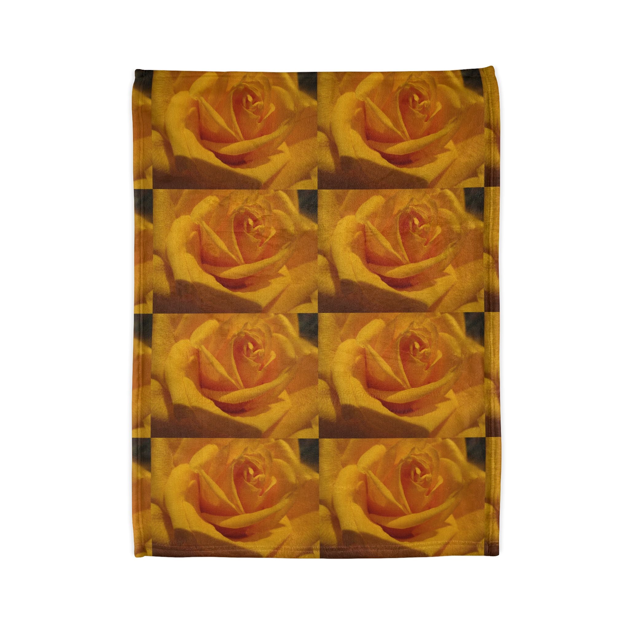 Golden Rose | Soft Polyester Blanket | Blossom Blankets