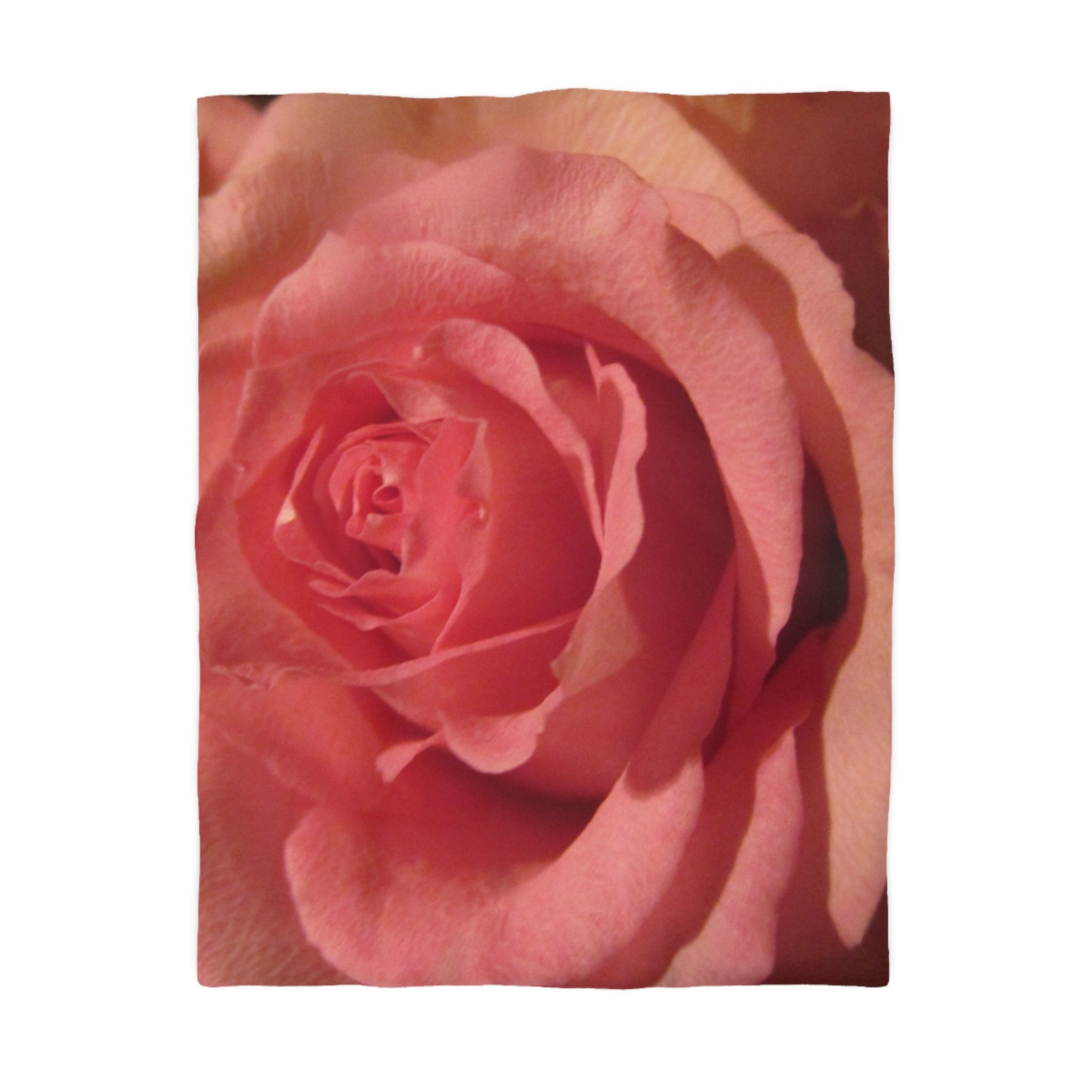 Romantic Rose Microfiber Duvet Cover - Blossom Blankets