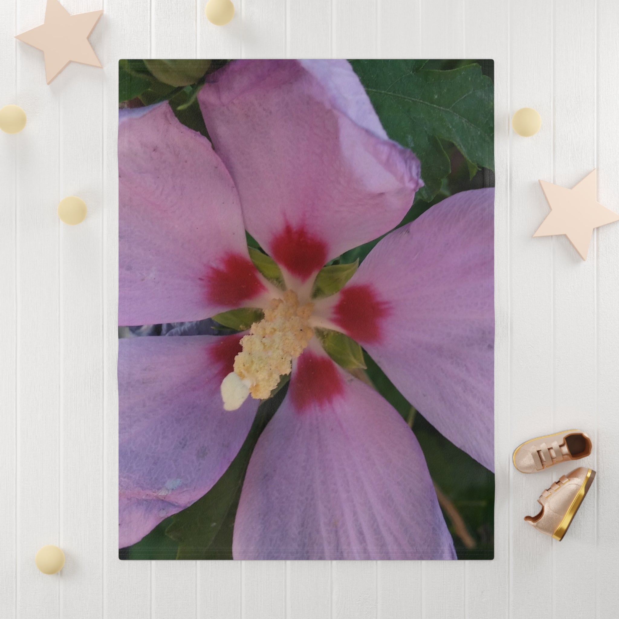 Cozy Soft Floral | Fleece Baby Blanket | Blossom Blankets