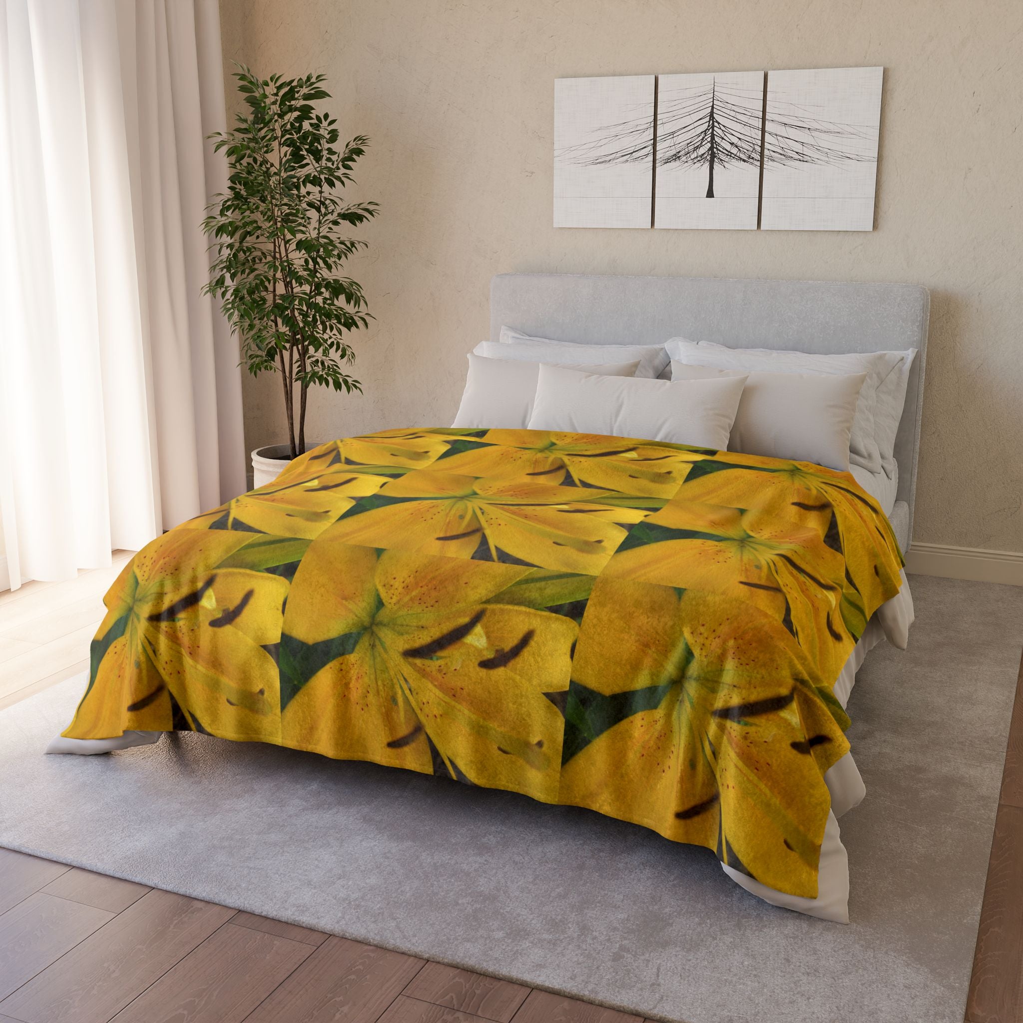 Vibrant Floral | Soft Polyester Blanket | Blossom Blankets