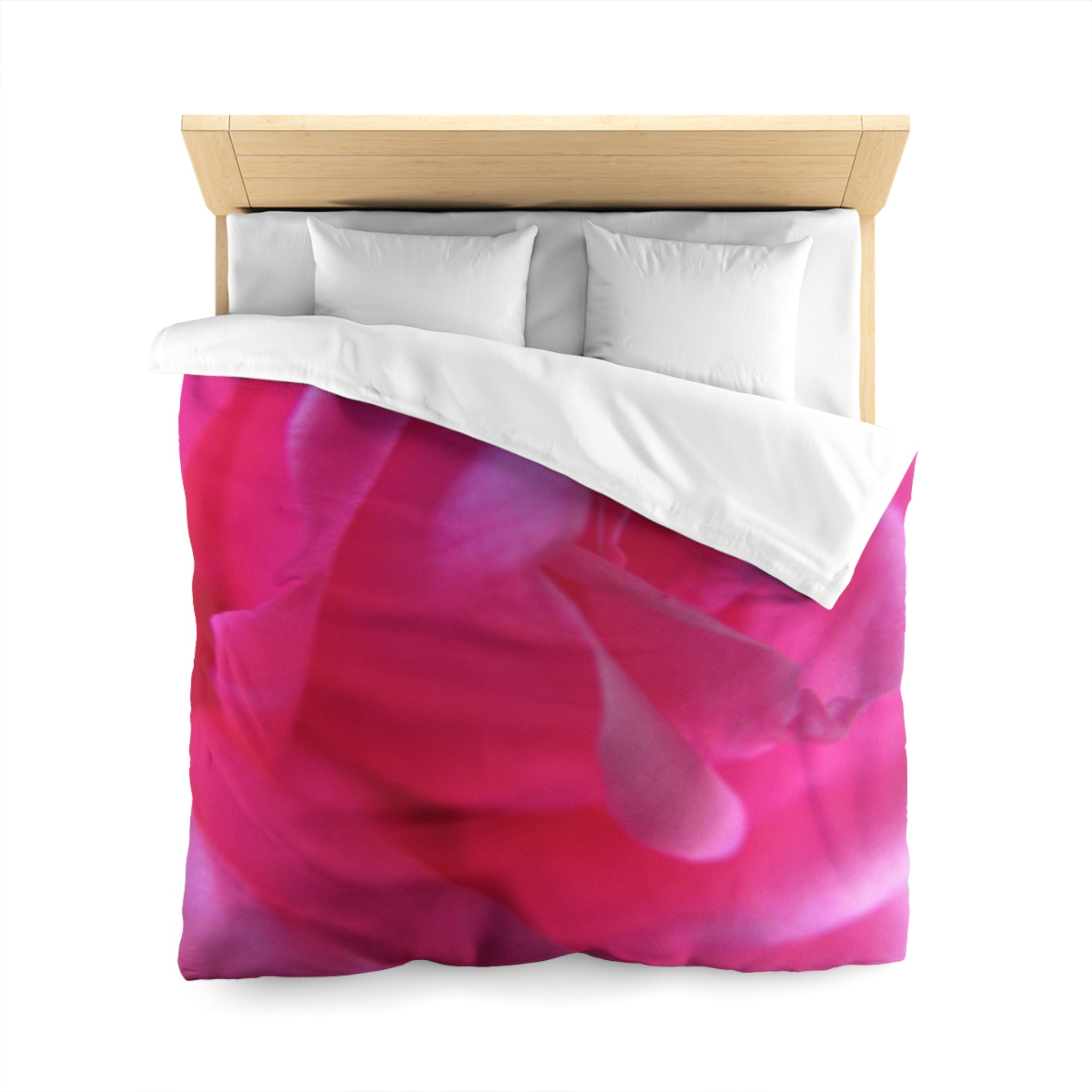 Vibrant Floral Microfiber Duvet Cover - Blossom Blankets