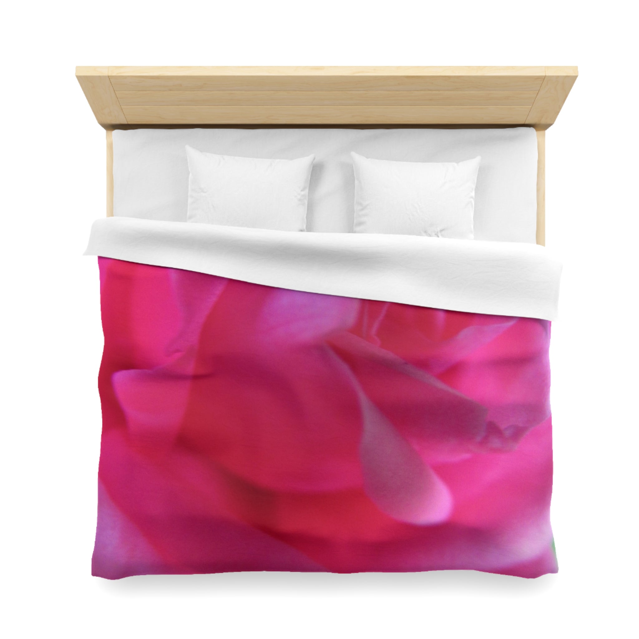 Vibrant Floral Microfiber Duvet Cover - Blossom Blankets