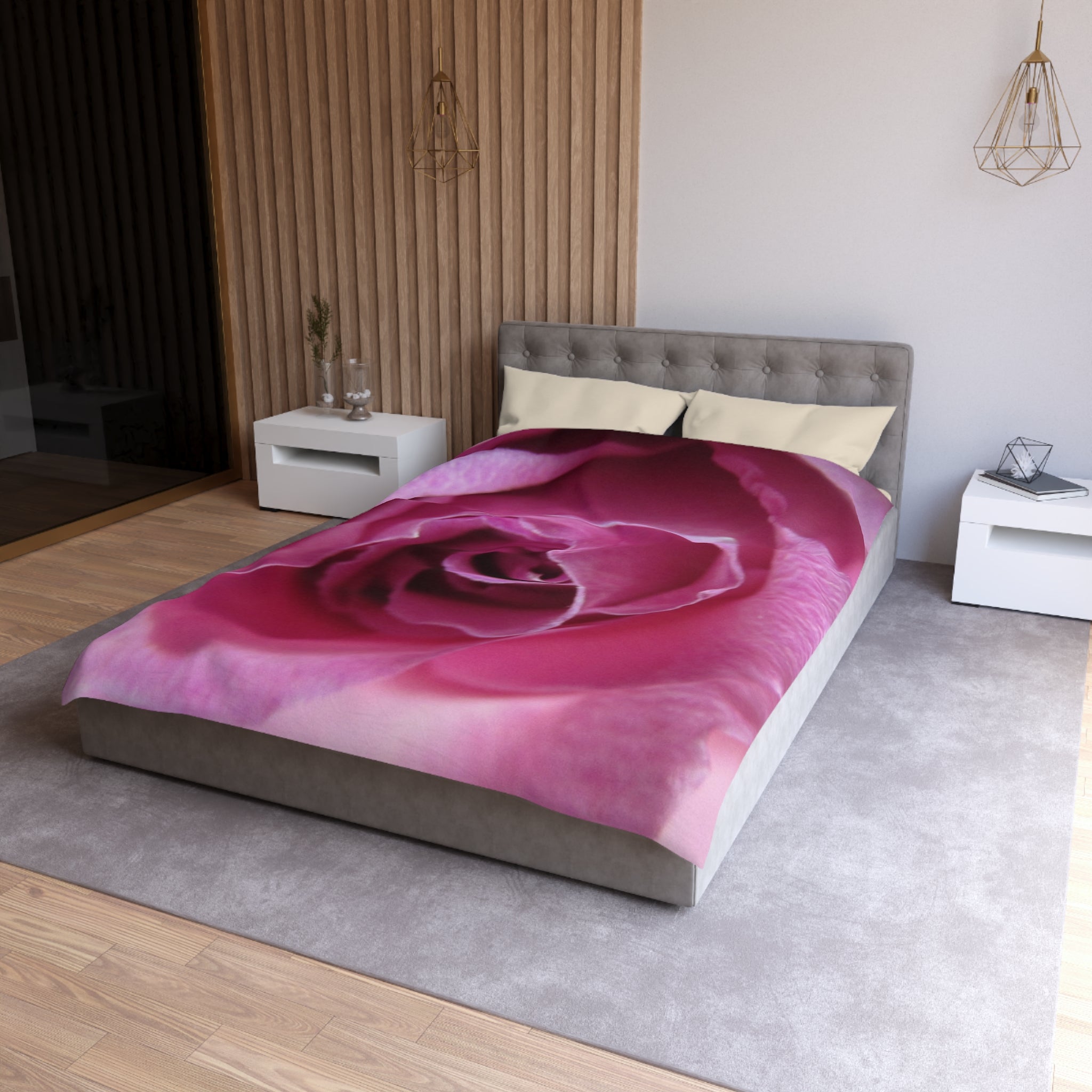 Floral Microfiber Duvet Cover | Blossom Blankets