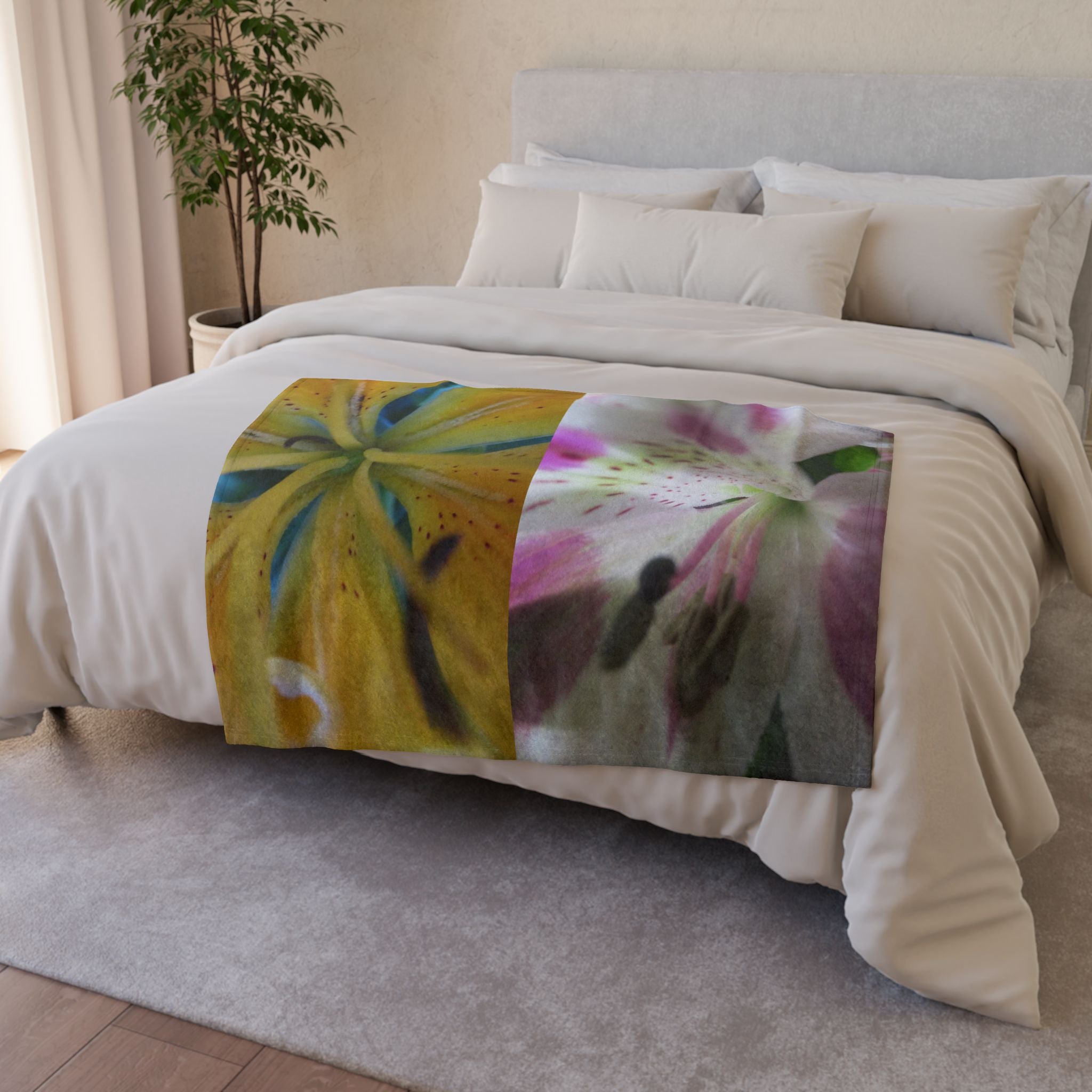 Vibrant Floral | Soft Polyester Blanket | Blossom Blankets
