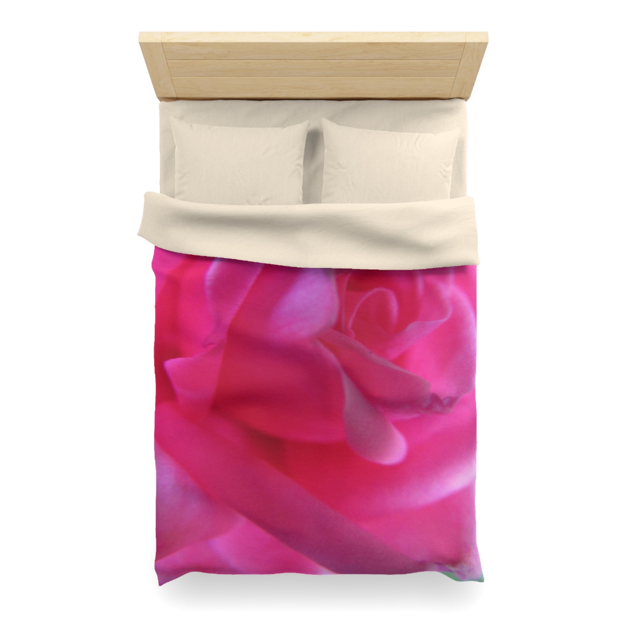 Vibrant Floral Microfiber Duvet Cover - Blossom Blankets