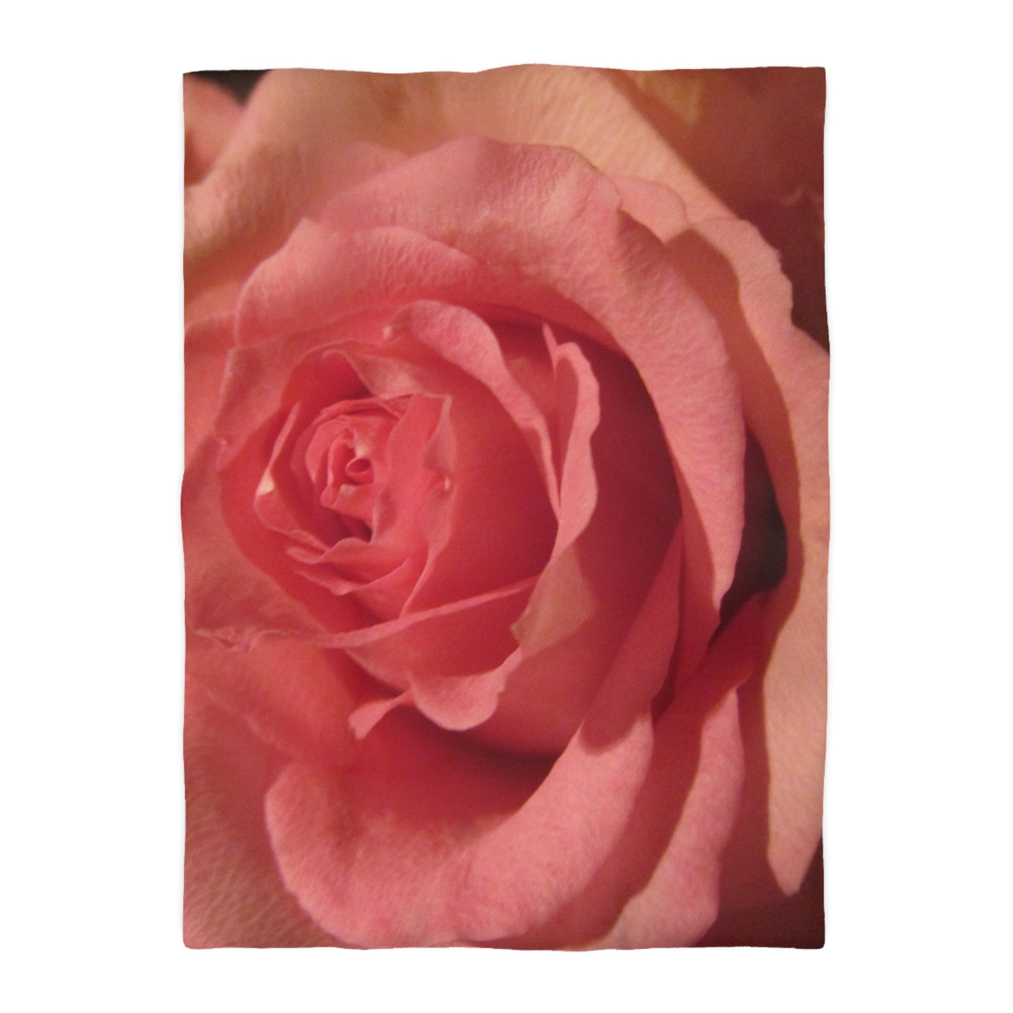 Romantic Rose Microfiber Duvet Cover - Blossom Blankets