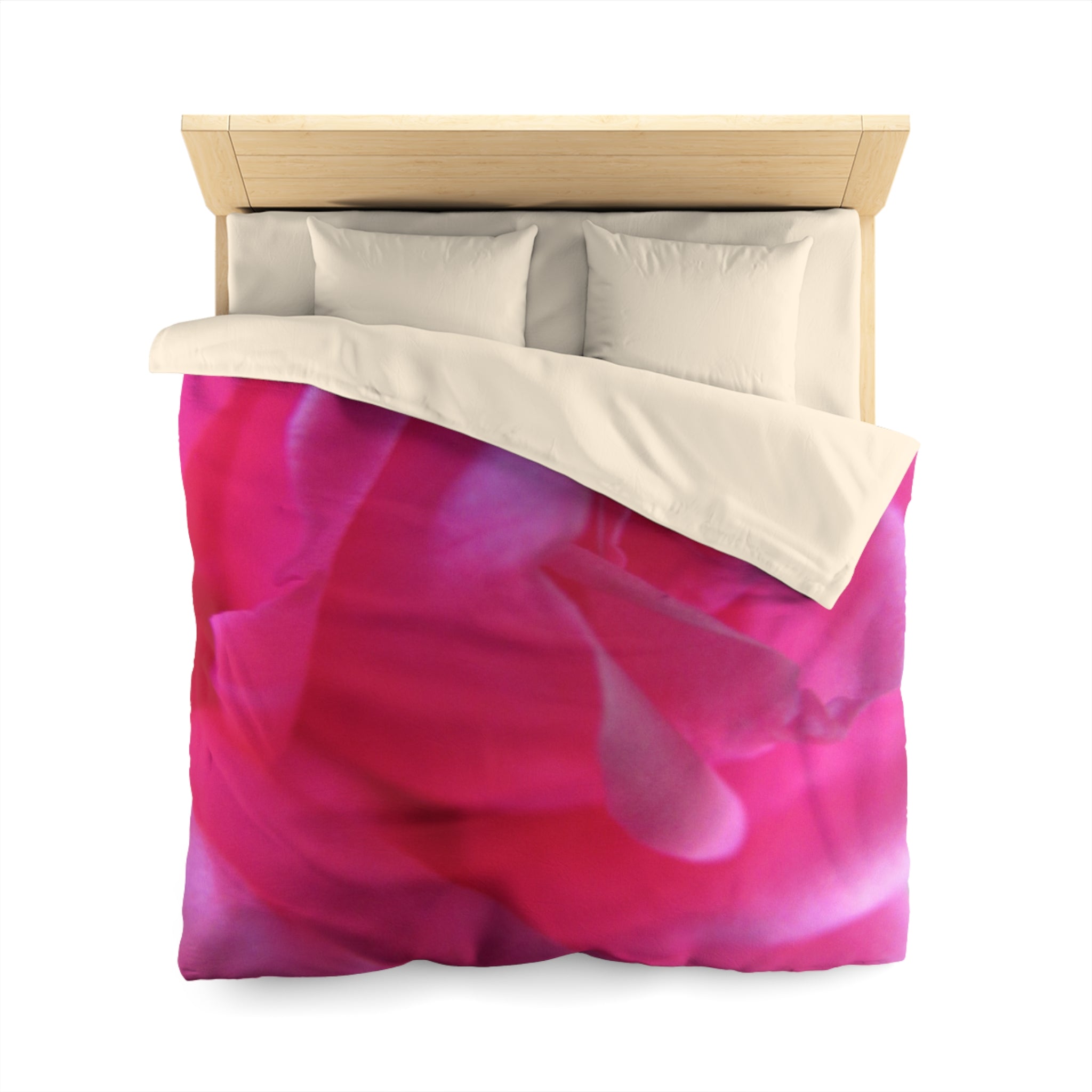 Vibrant Floral Microfiber Duvet Cover - Blossom Blankets