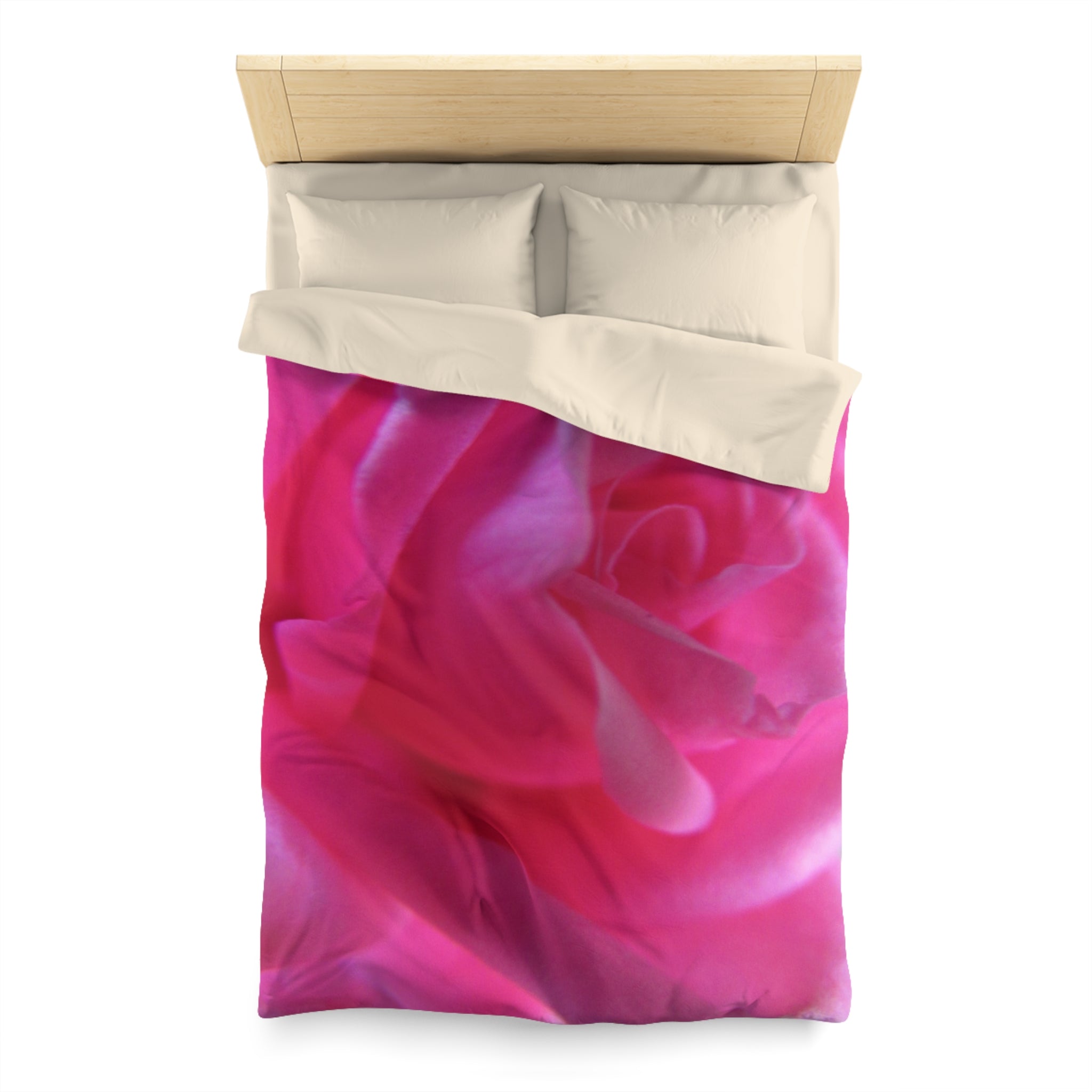 Vibrant Floral Microfiber Duvet Cover - Blossom Blankets