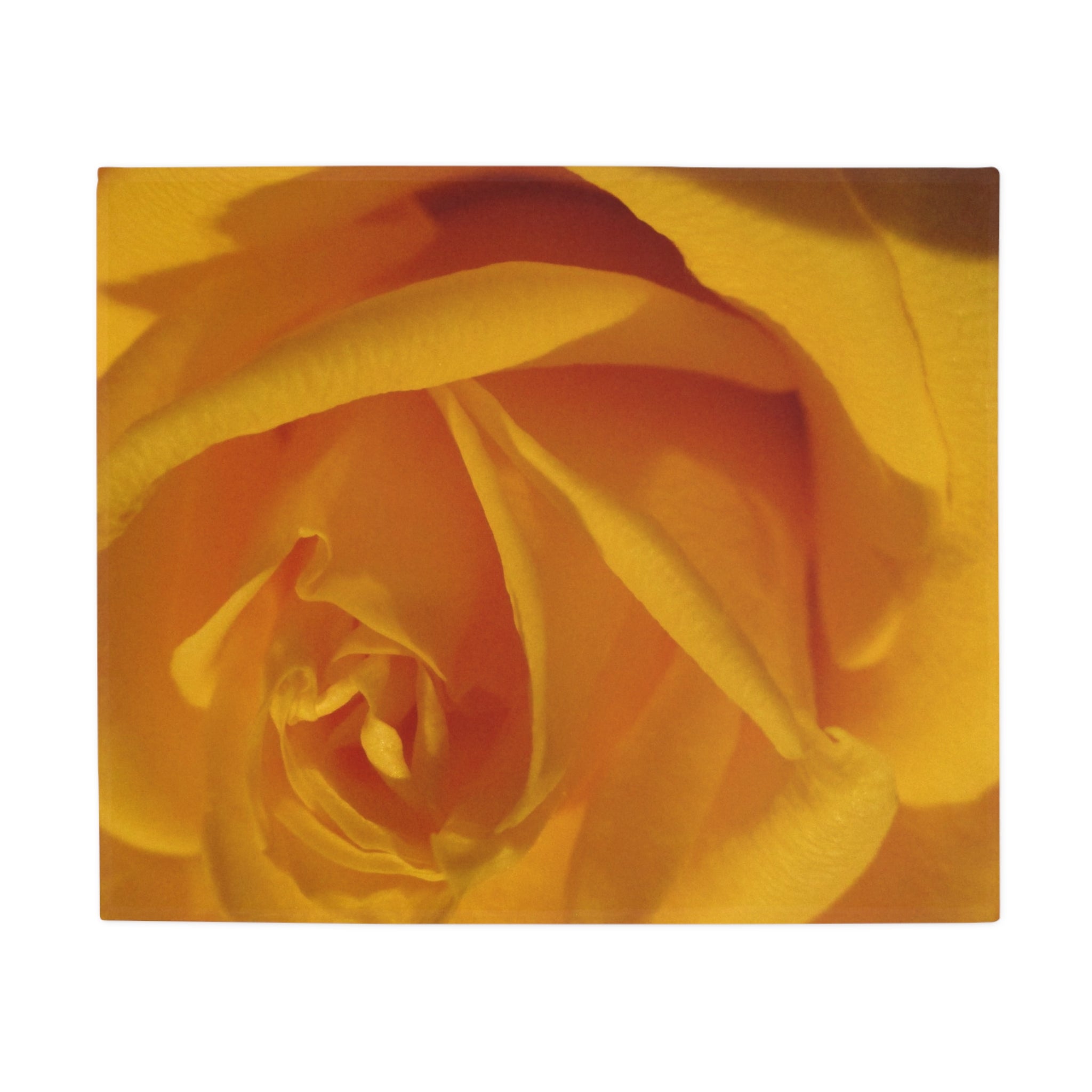 Yellow Rose | Plush Fleece Blanket | Blossom Blankets