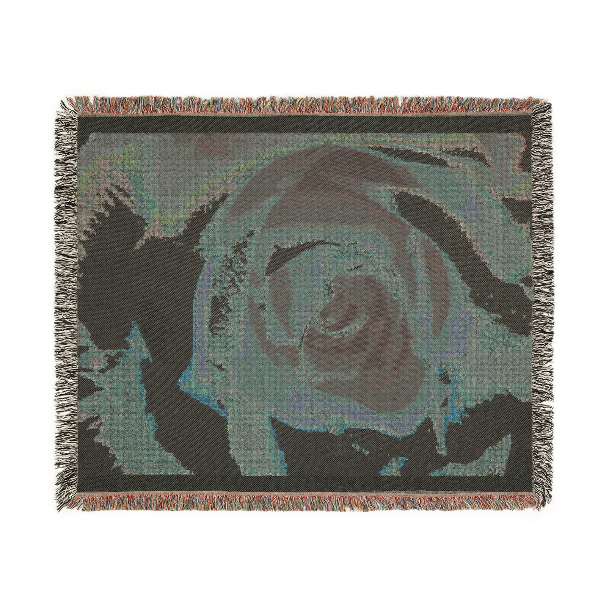 Beautiful Rose Art | Woven Blanket | Blossom Blankets