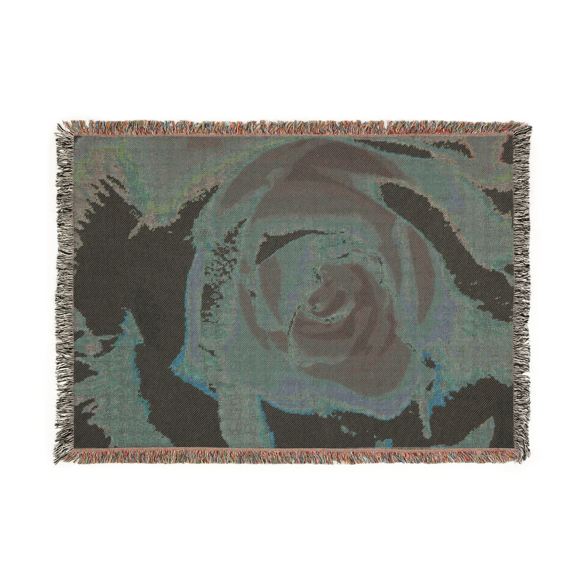 Beautiful Rose Art | Woven Blanket | Blossom Blankets