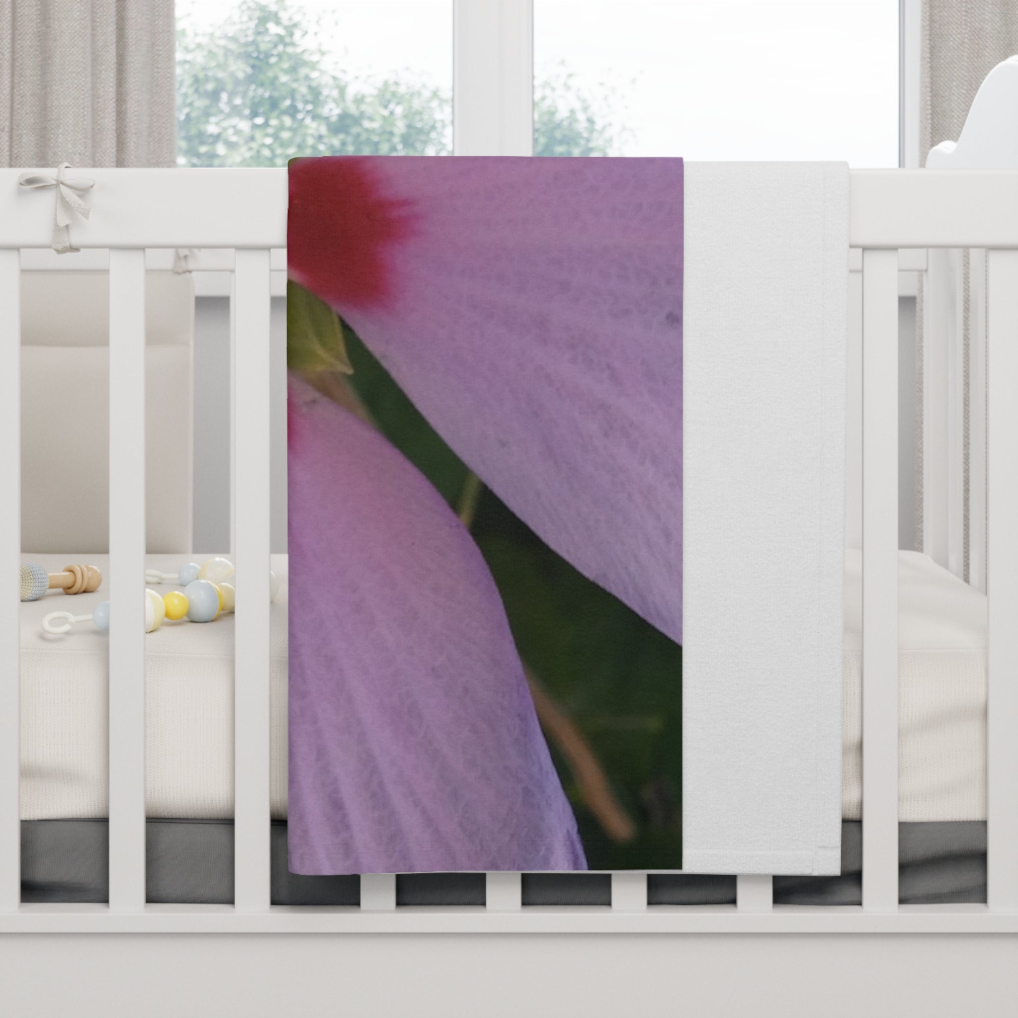 Cozy Soft Floral | Fleece Baby Blanket | Blossom Blankets