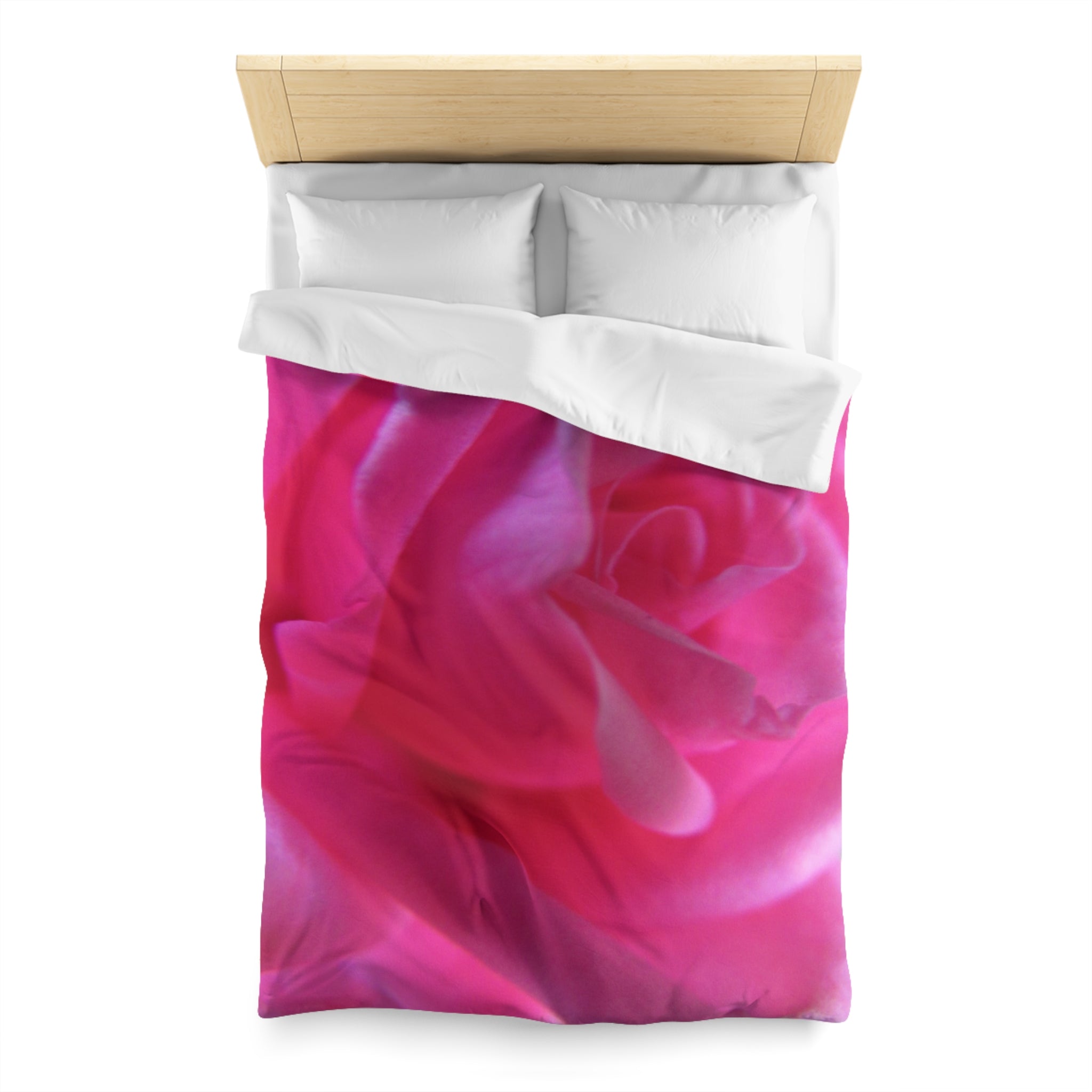 Vibrant Floral Microfiber Duvet Cover - Blossom Blankets